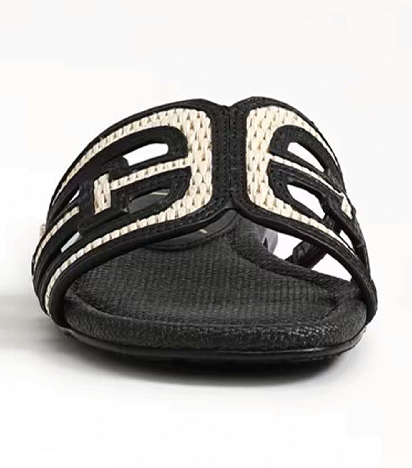 Bay Multicolor Slide Sandal Black