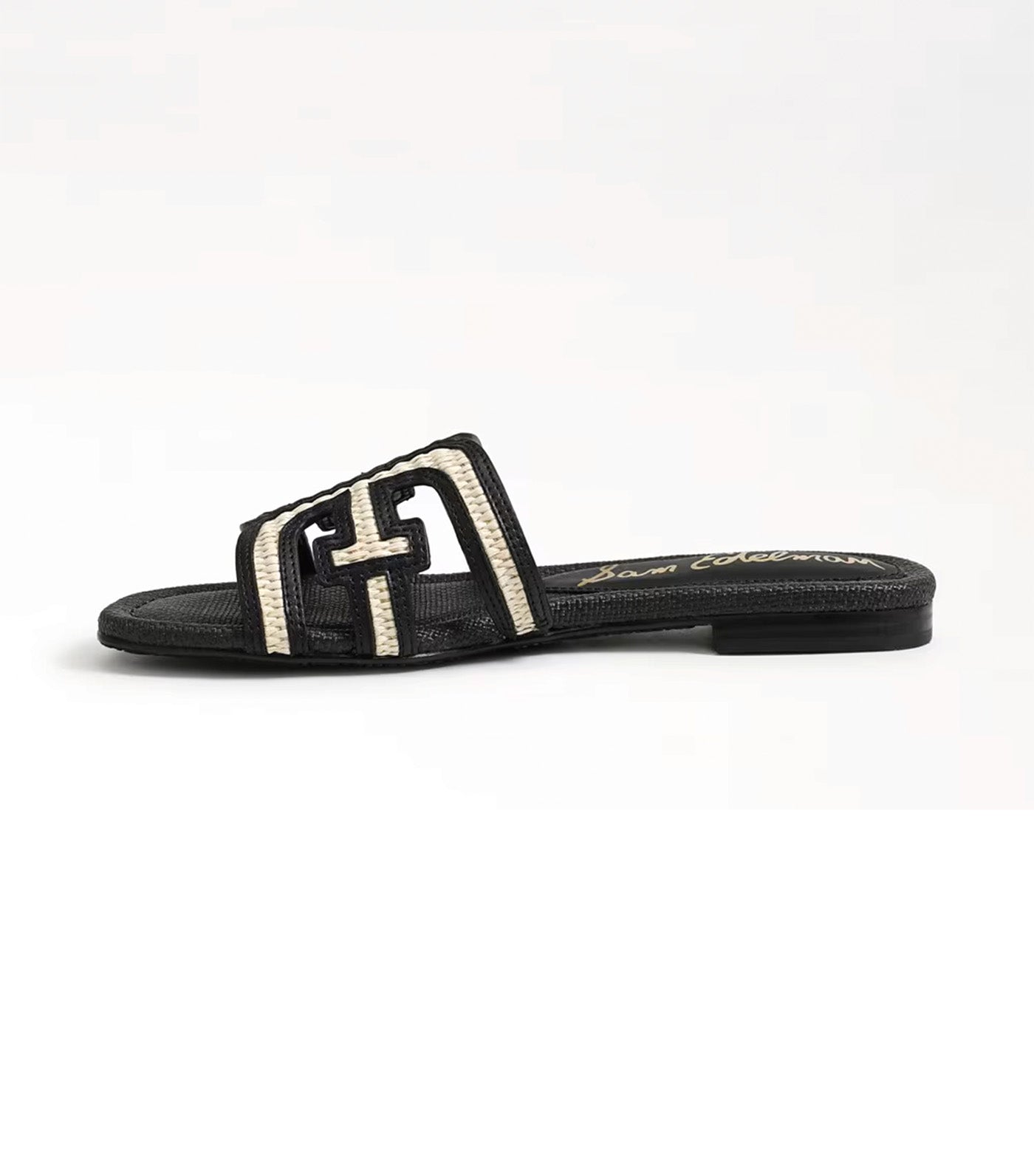 Bay Multicolor Slide Sandal Black