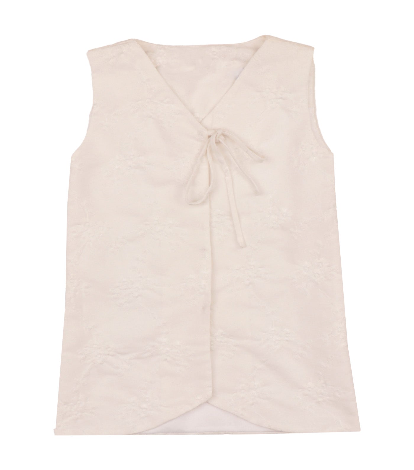 Beatriz Vest Top White