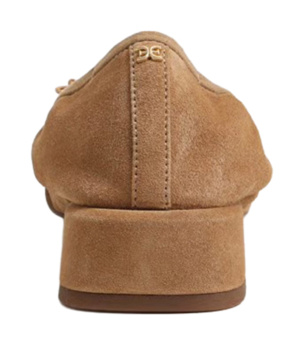 Belle Block Heel Ballet Flat Cyprus Tan Suede