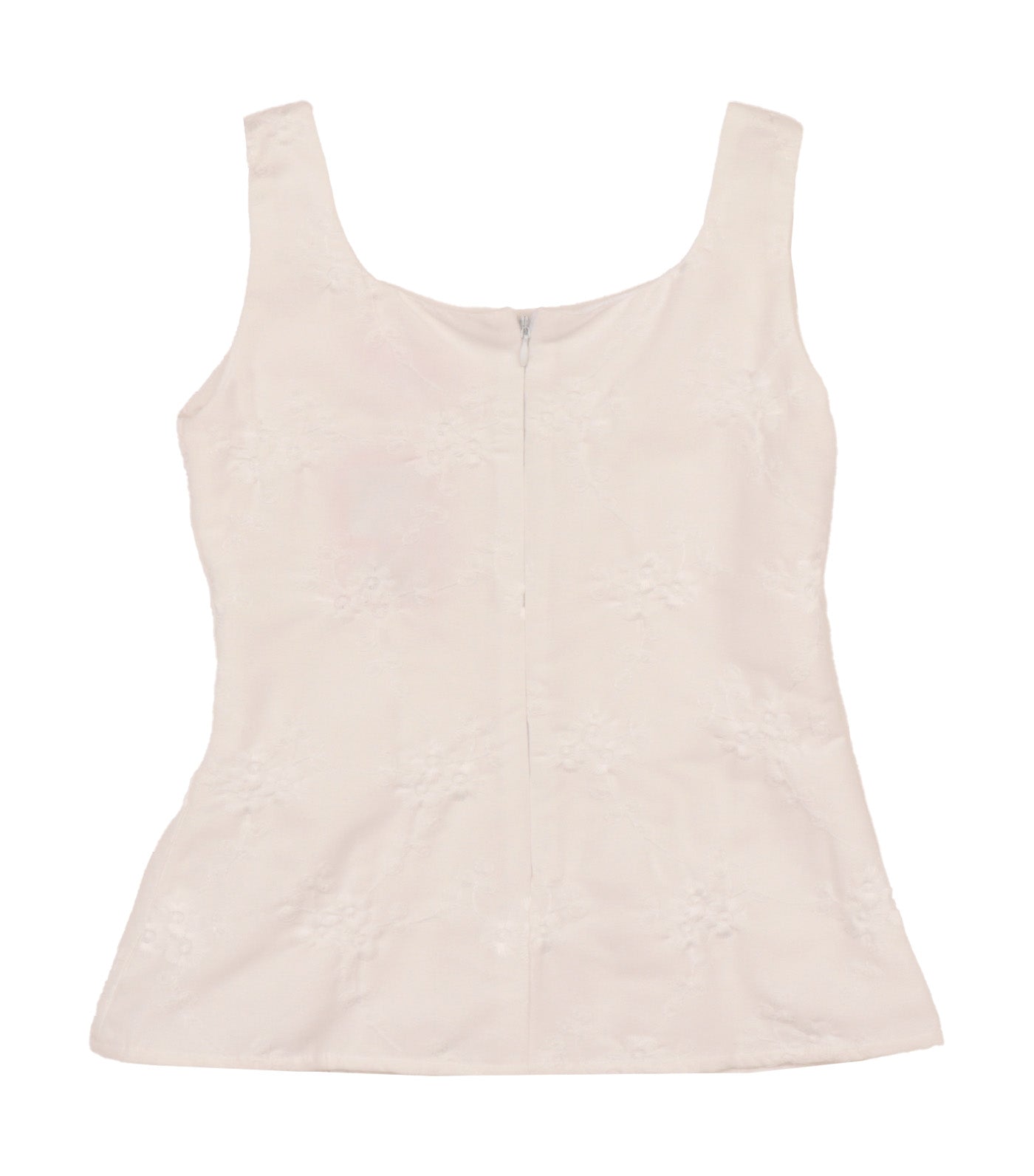 Bethany Flair Top White