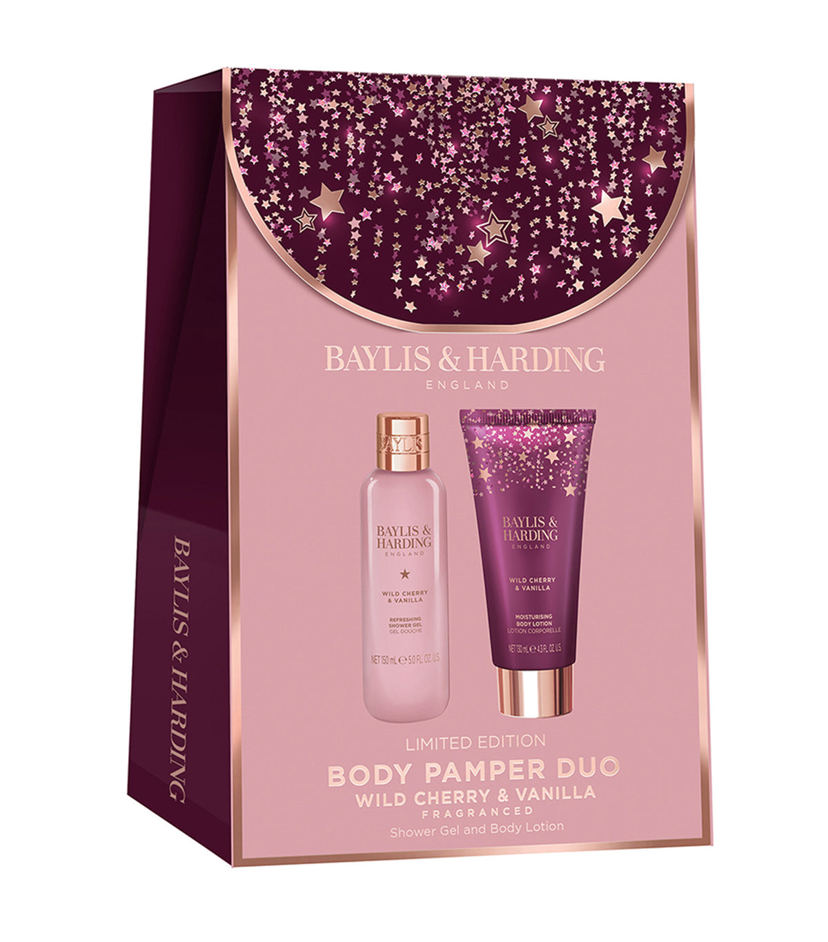 Wild Cherry & Vanilla Luxury Body Pamper Duo Gift Set