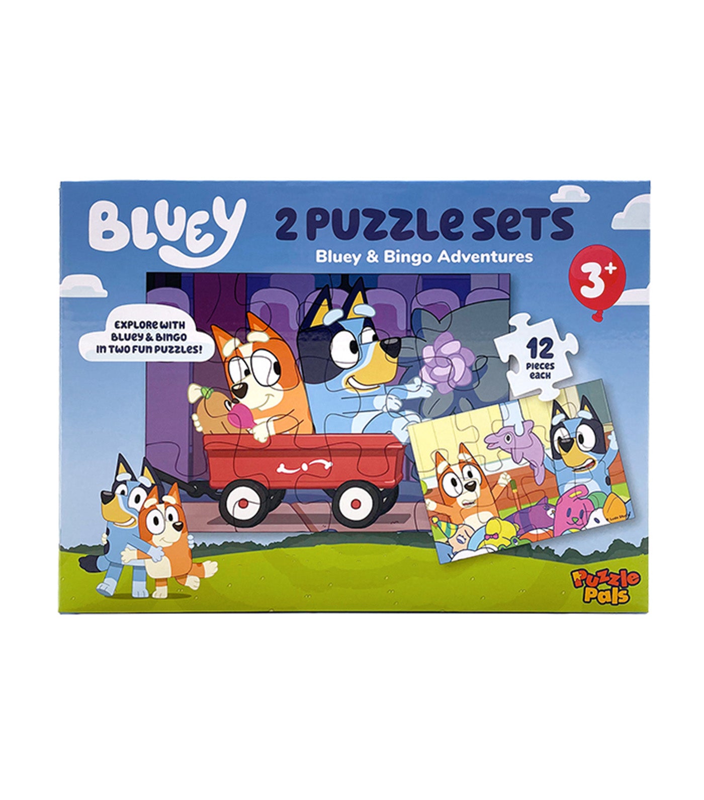 Puzzle Pals Bluey and Bingo Adventures Jigsaw Puzzles