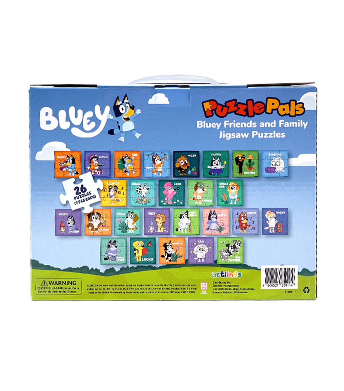 Puzzle Pals Meet Bluey and Pals Character Puzzles