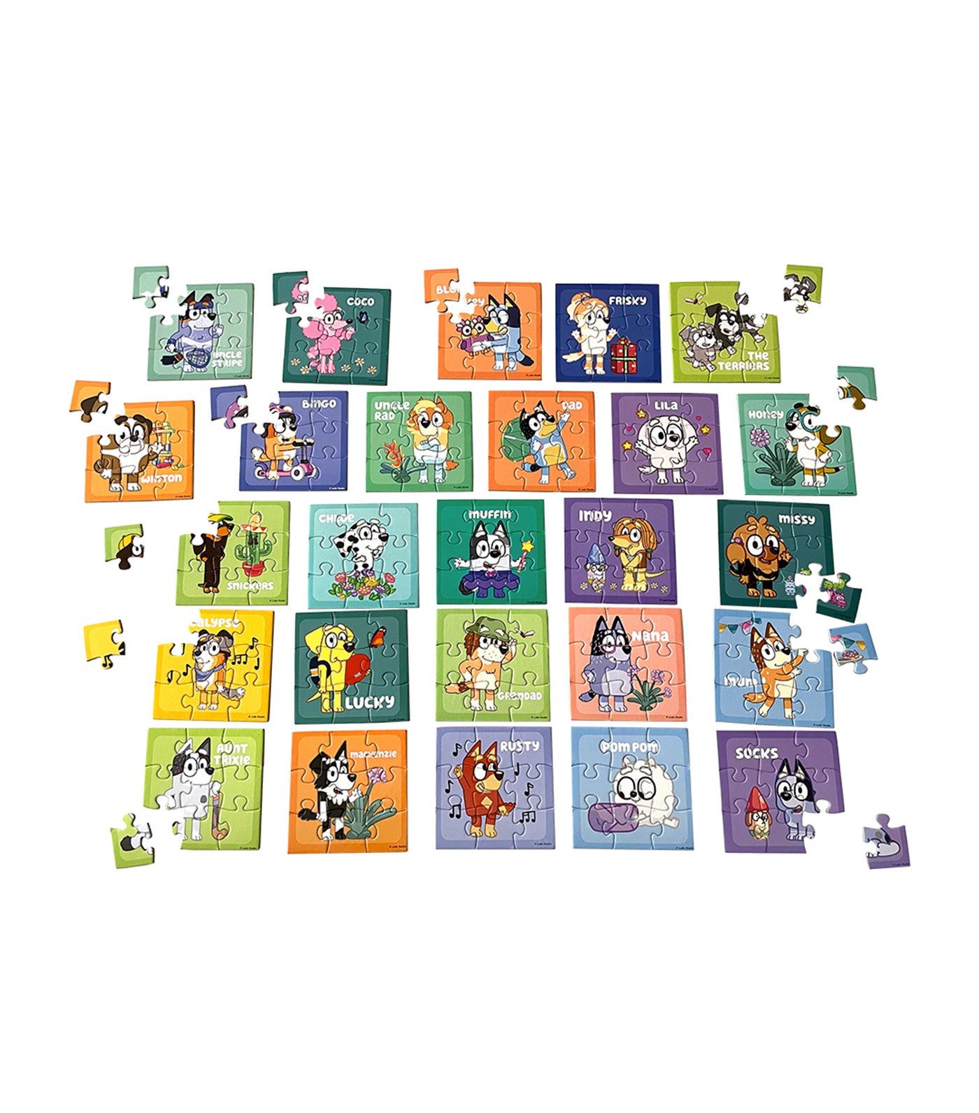 Puzzle Pals Meet Bluey and Pals Character Puzzles