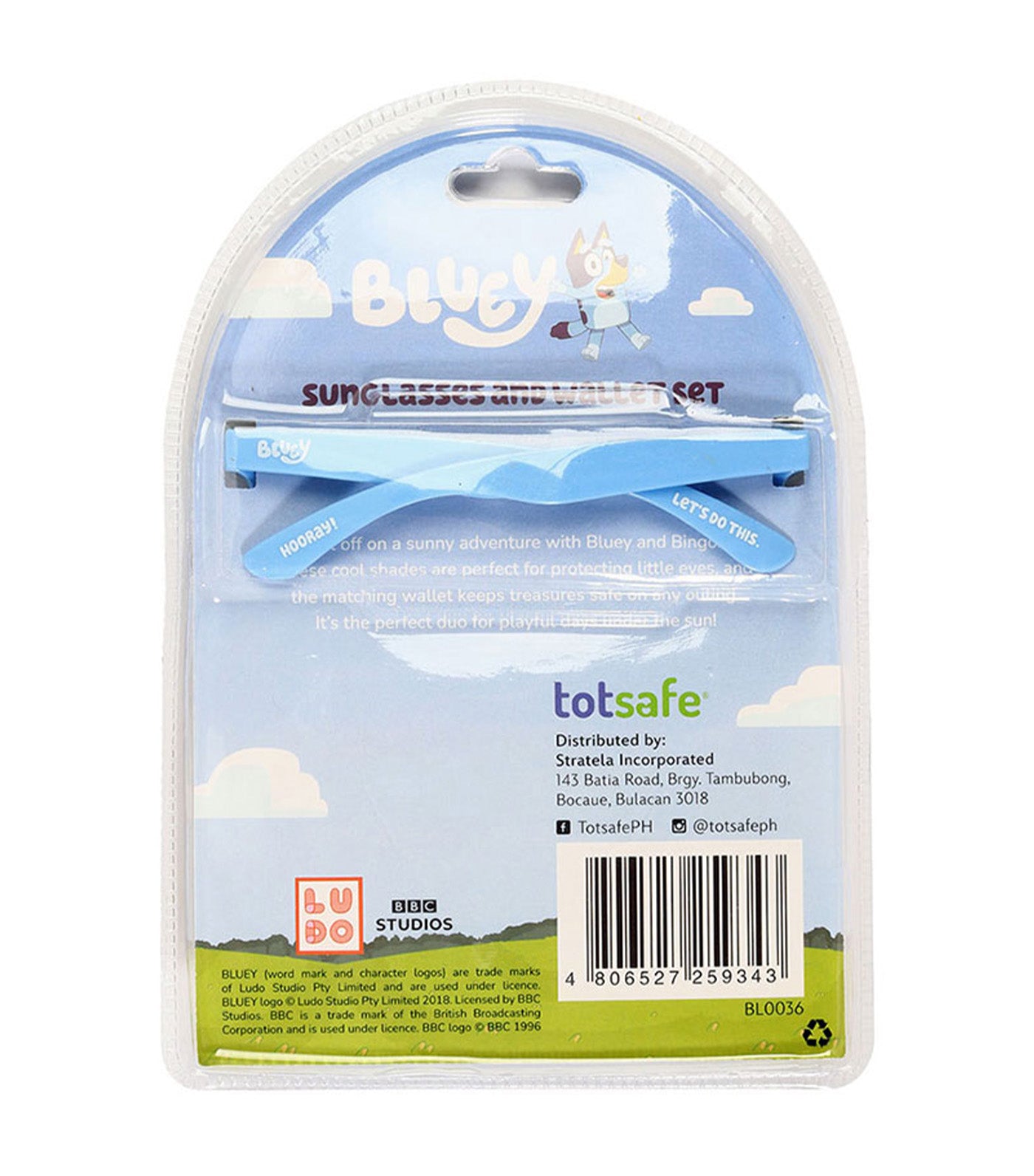 Bluey Sunglasses and Wallet Set Multicolor