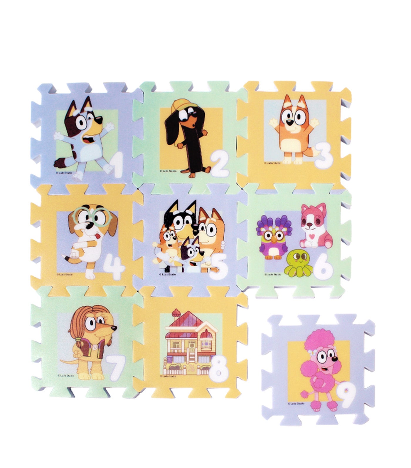 Puzzle Pals Bluey EVA Jigsaw Puzzle