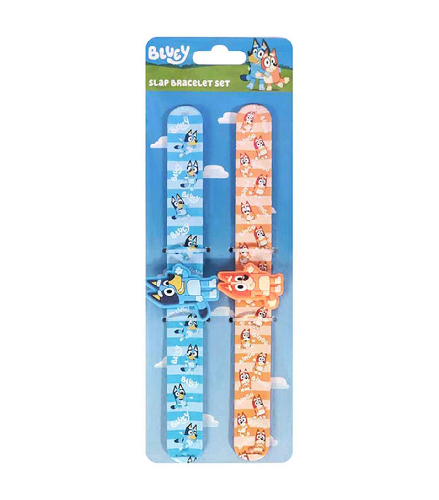 Totsafe Bluey and Bingo Slap Bracelet 2-Pc Set