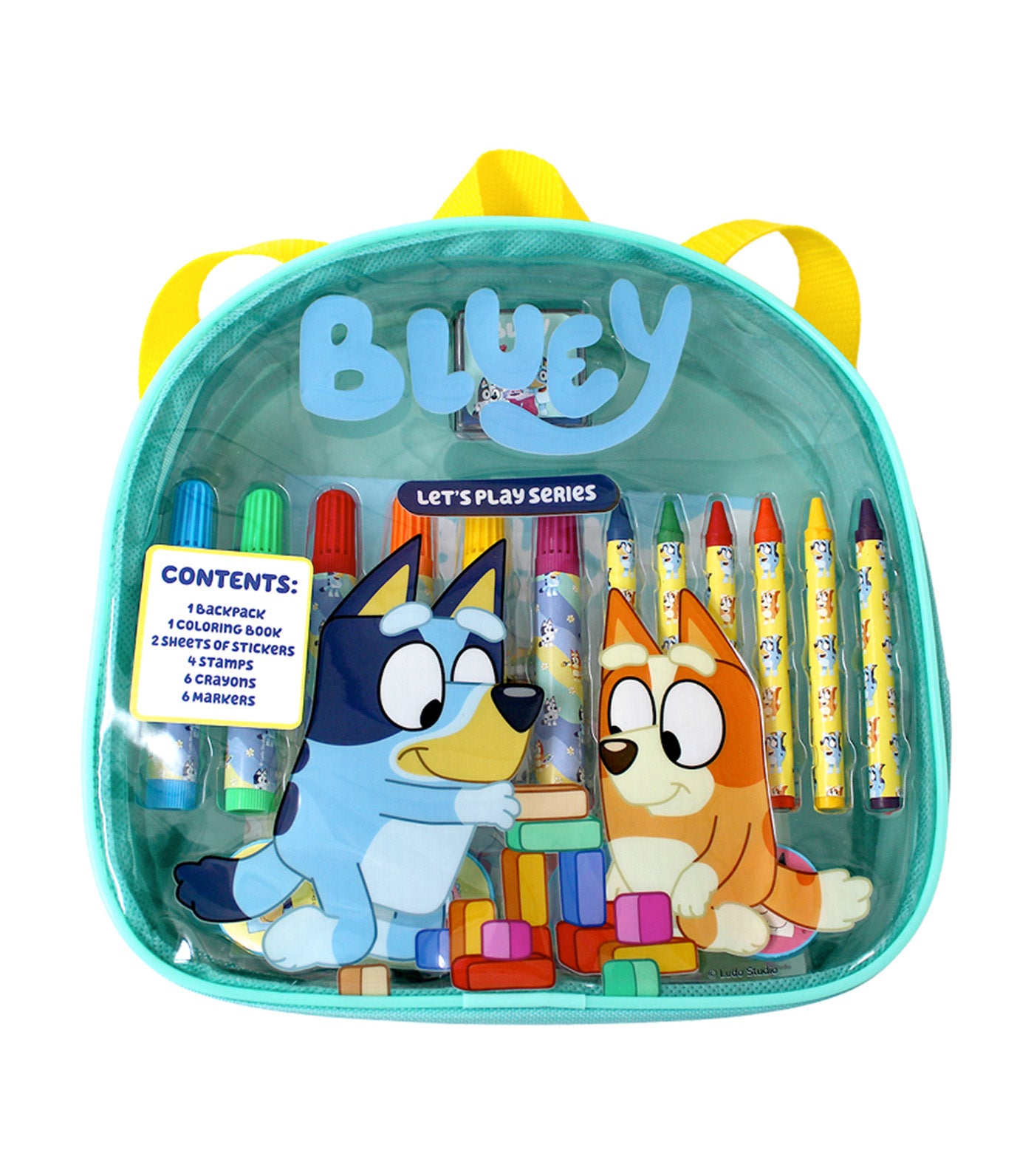 Bluey Activity Backpack Art Set - Let's Play Series
