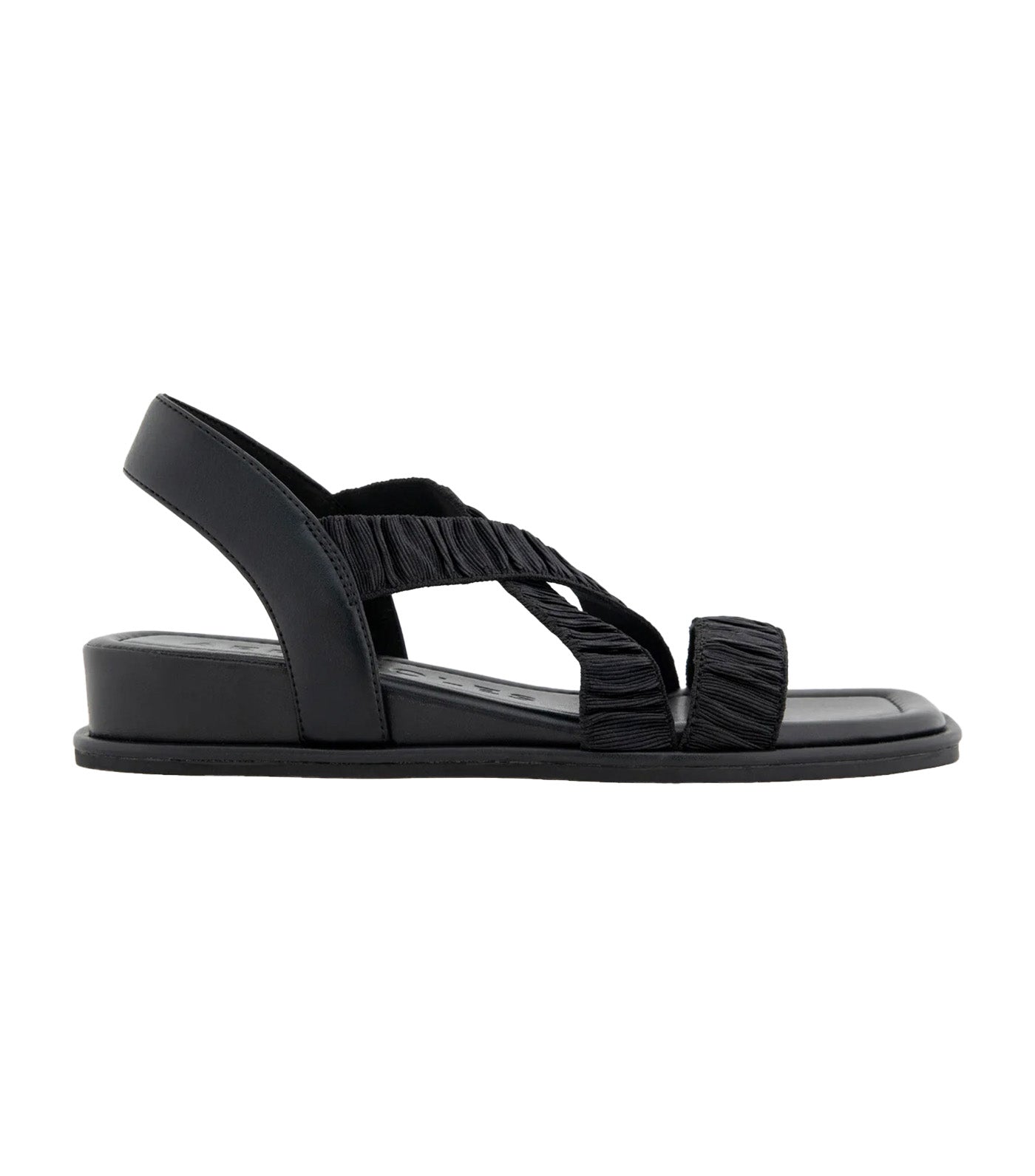 Aerosoles Bora Mini Wedge Sandals Black