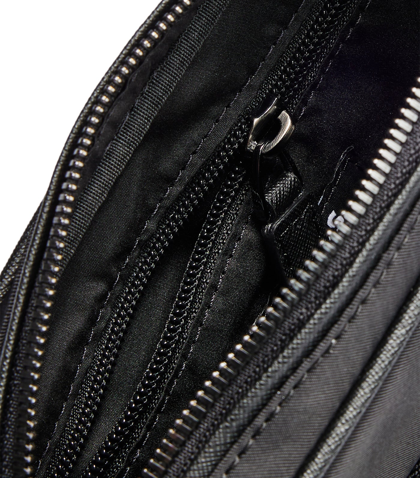 Twill Crossbody Bag with Double B Monogram Black