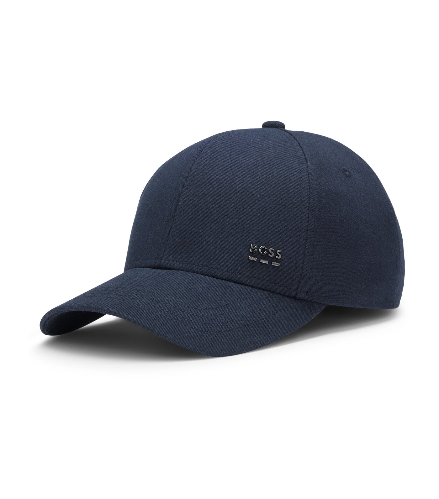 Cotton-Twill Cap with Signature Stripes 404 Dark Blue