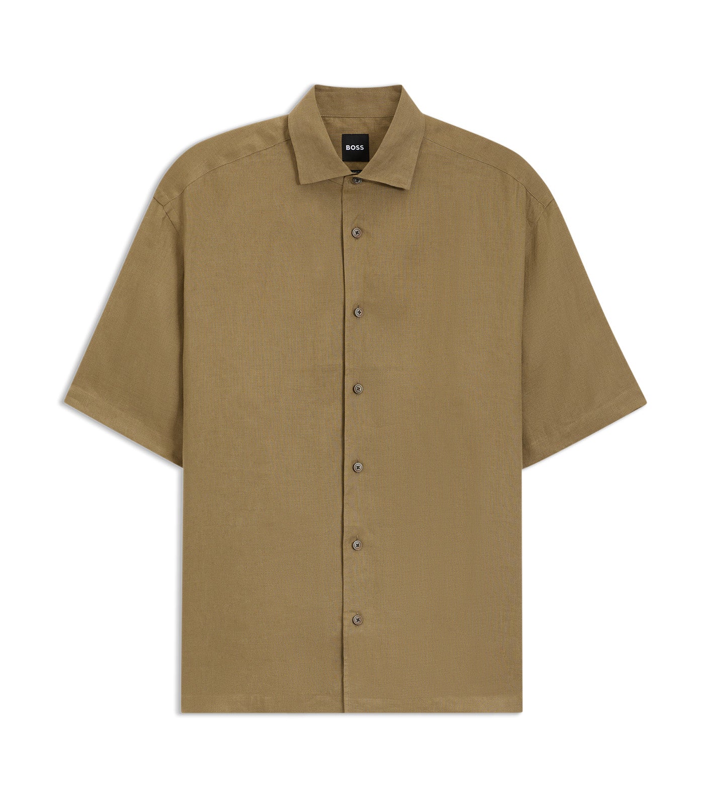 Beckham X BOSS Relaxed-Fit Shirt in Linen