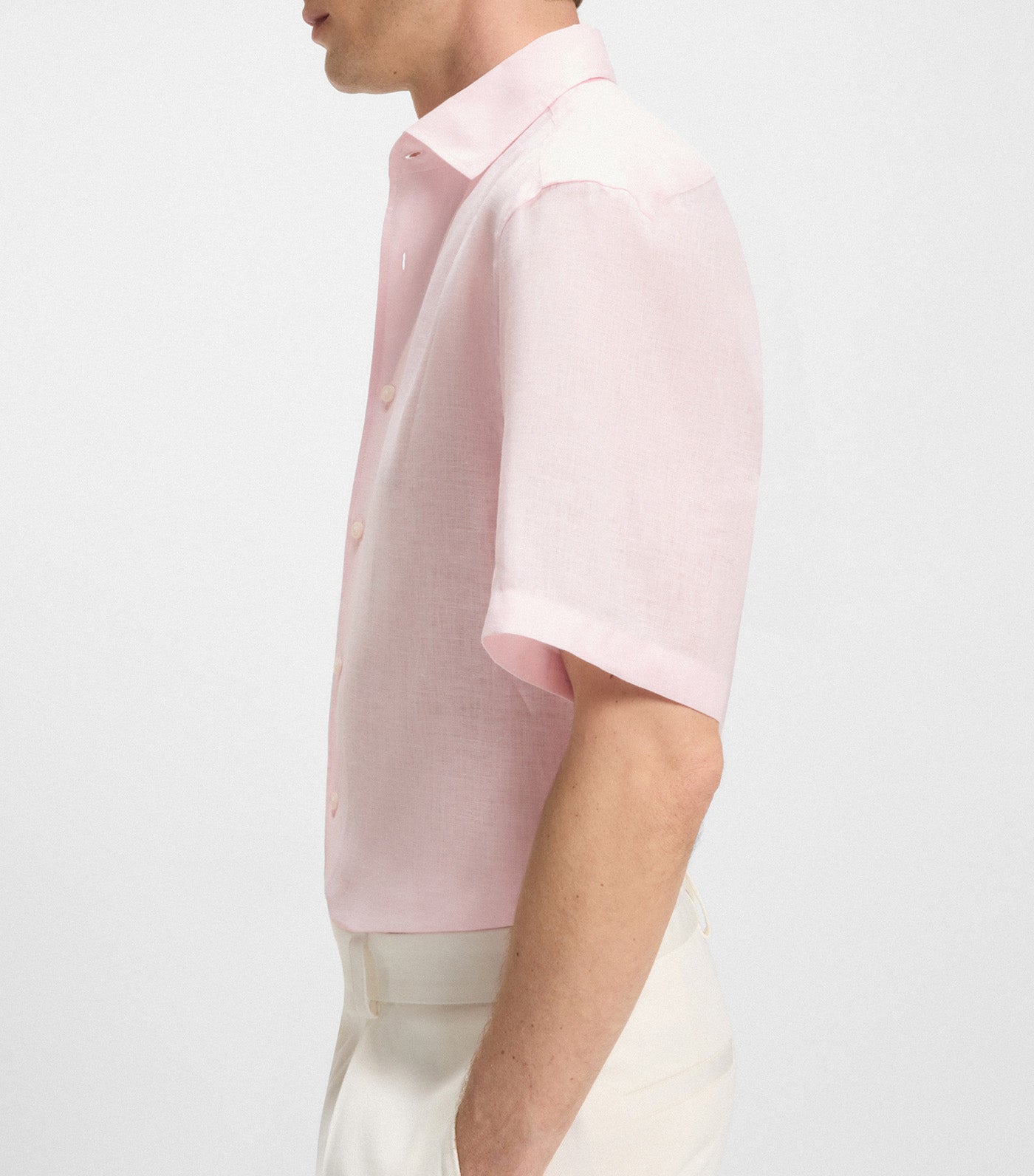 Beckham X BOSS Relaxed-Fit Shirt in Linen