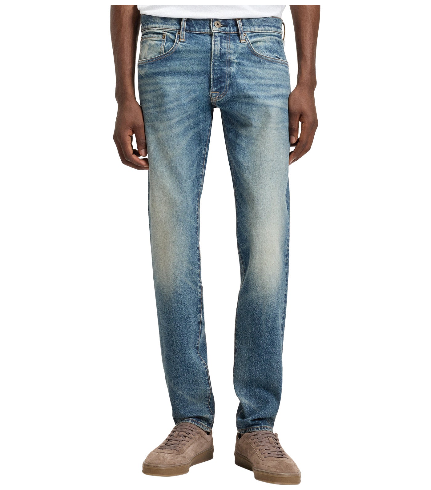 Beckham X BOSS Slim-Fit Jeans in Vintage-Wash