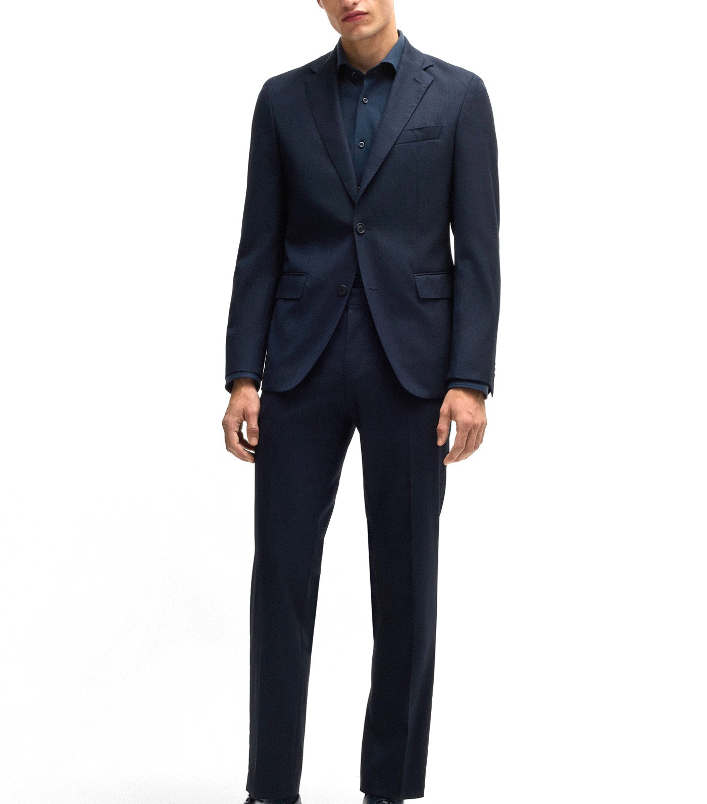 Slim-Fit Shirt in Cotton-Piqué Jersey