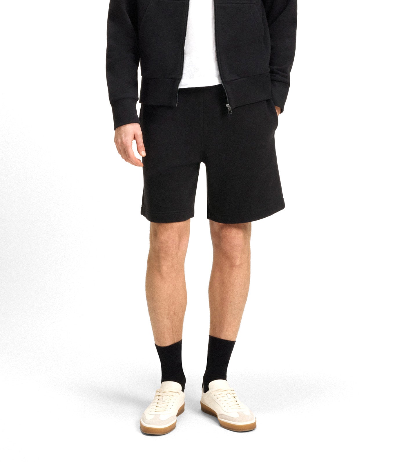 Beckham X BOSS Shorts in Cotton Terry Black