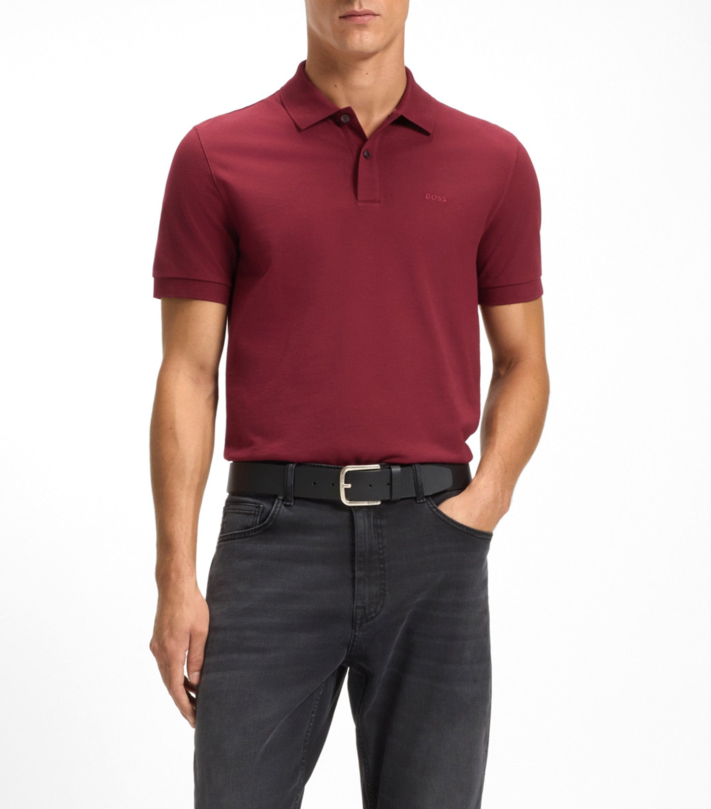 Pallas Polo Shirt in Cotton Piqué with Logo Details