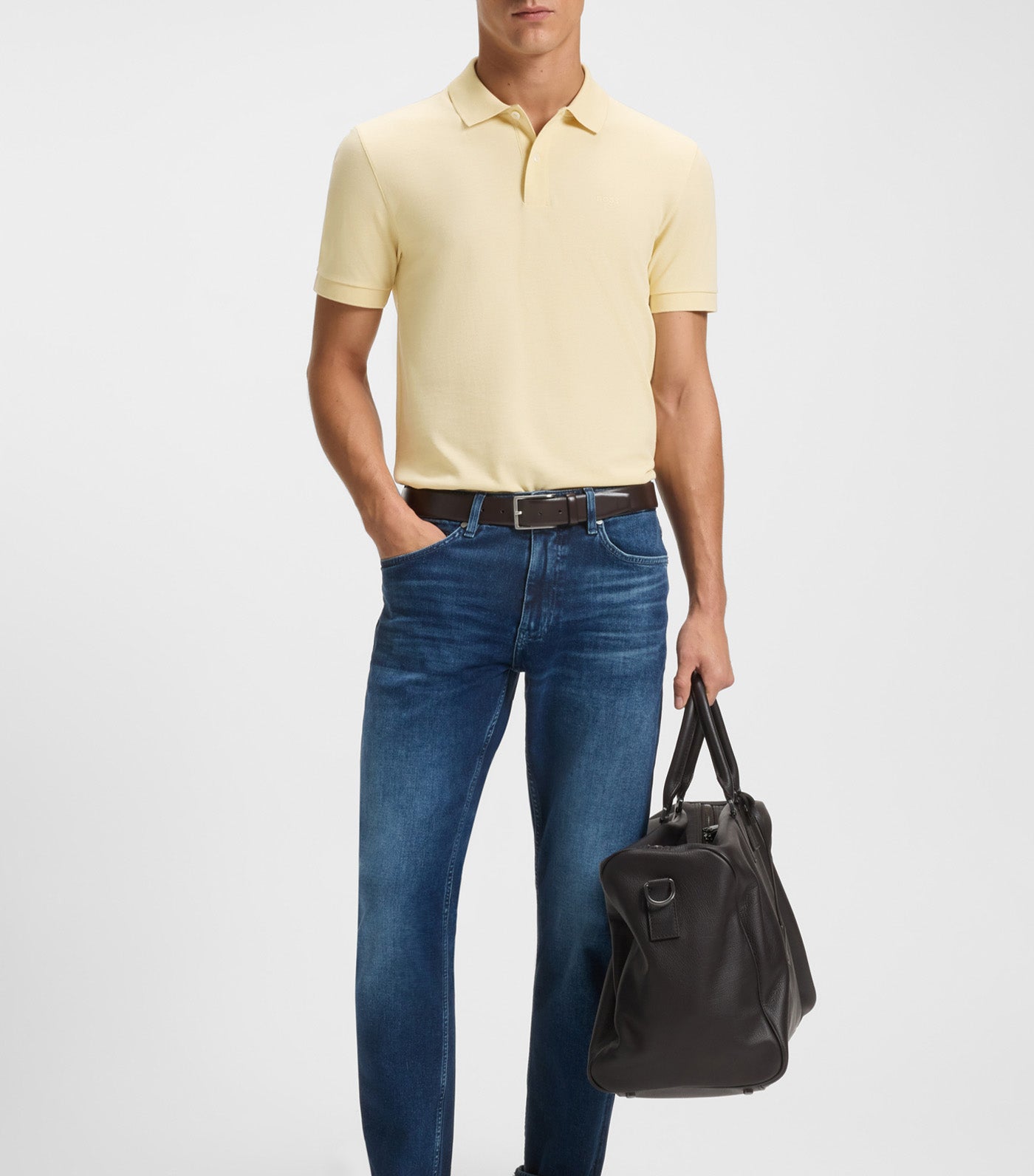 Pallas Polo Shirt in Cotton Piqué with Logo Details