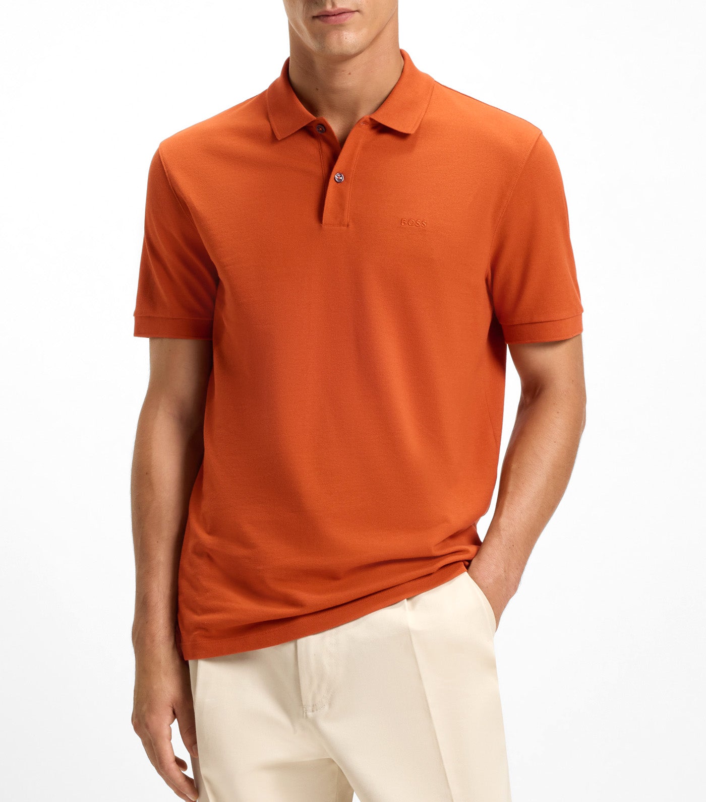 Pallas Polo Shirt in Cotton Piqué with Logo Details