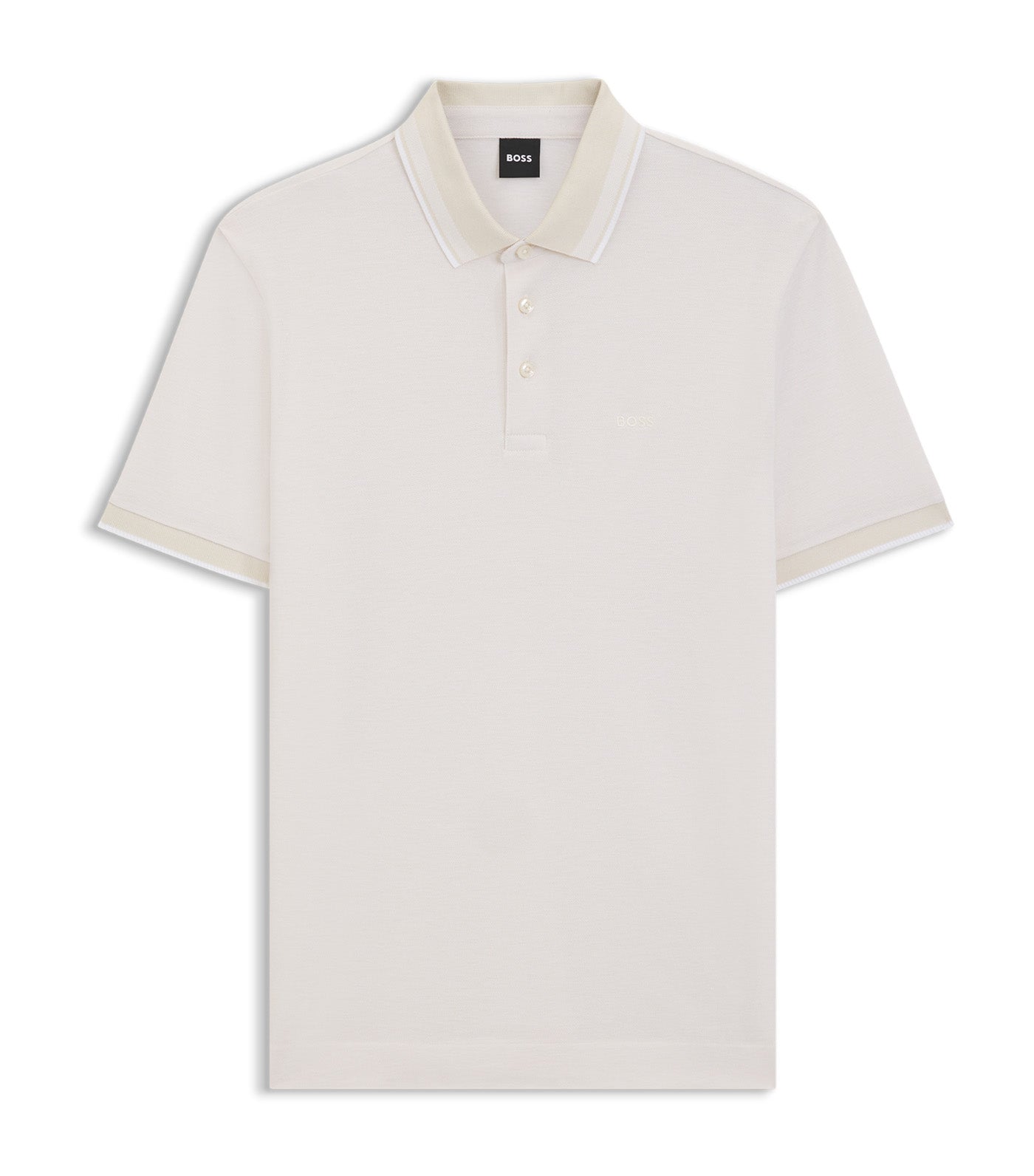 Oxford Cotton Piqué Polo Shirt with Logo Detail