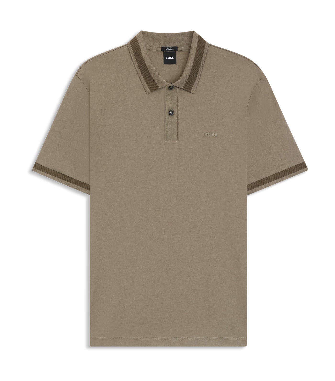 Mercerized-Cotton Slim-Fit Polo Shirt with Structured Trims