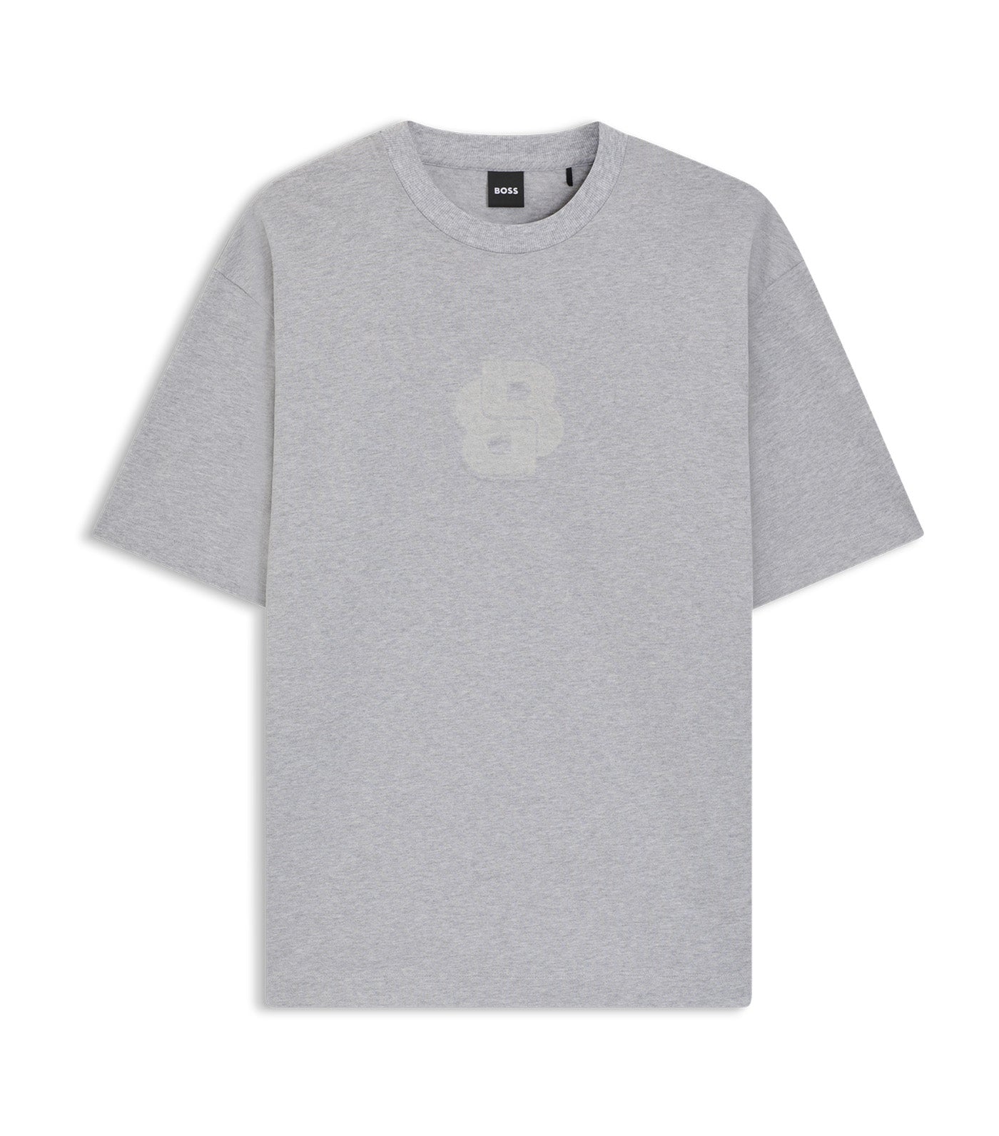 Peached-Cotton T-Shirt with Double B Monogram