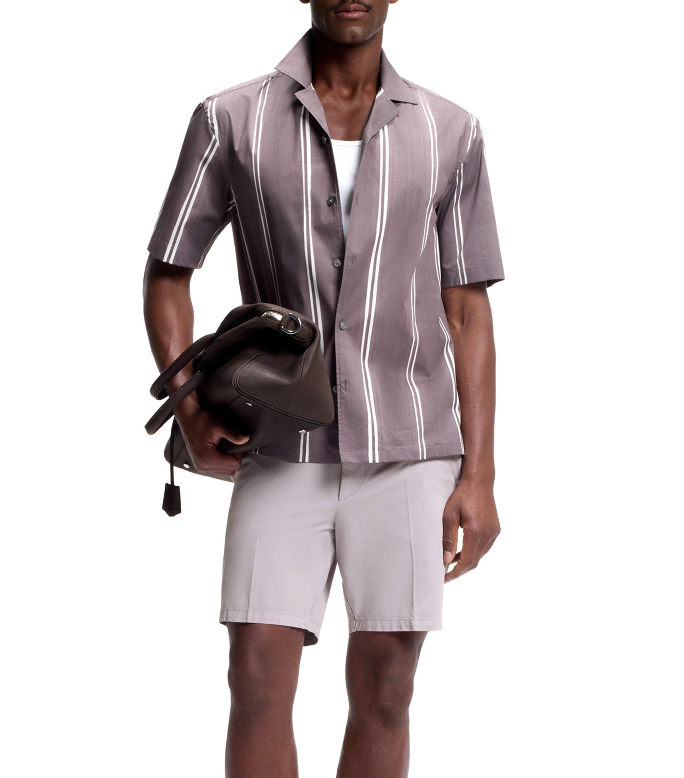 Modern-Fit Shorts in Stretch-Cotton Twill