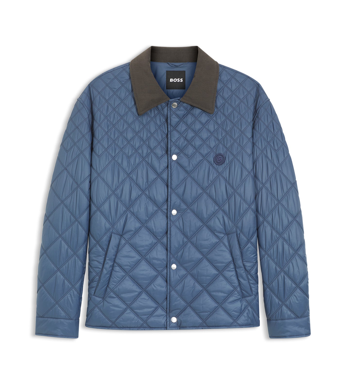 Water-Repellent Jacket with Mixed Quilting