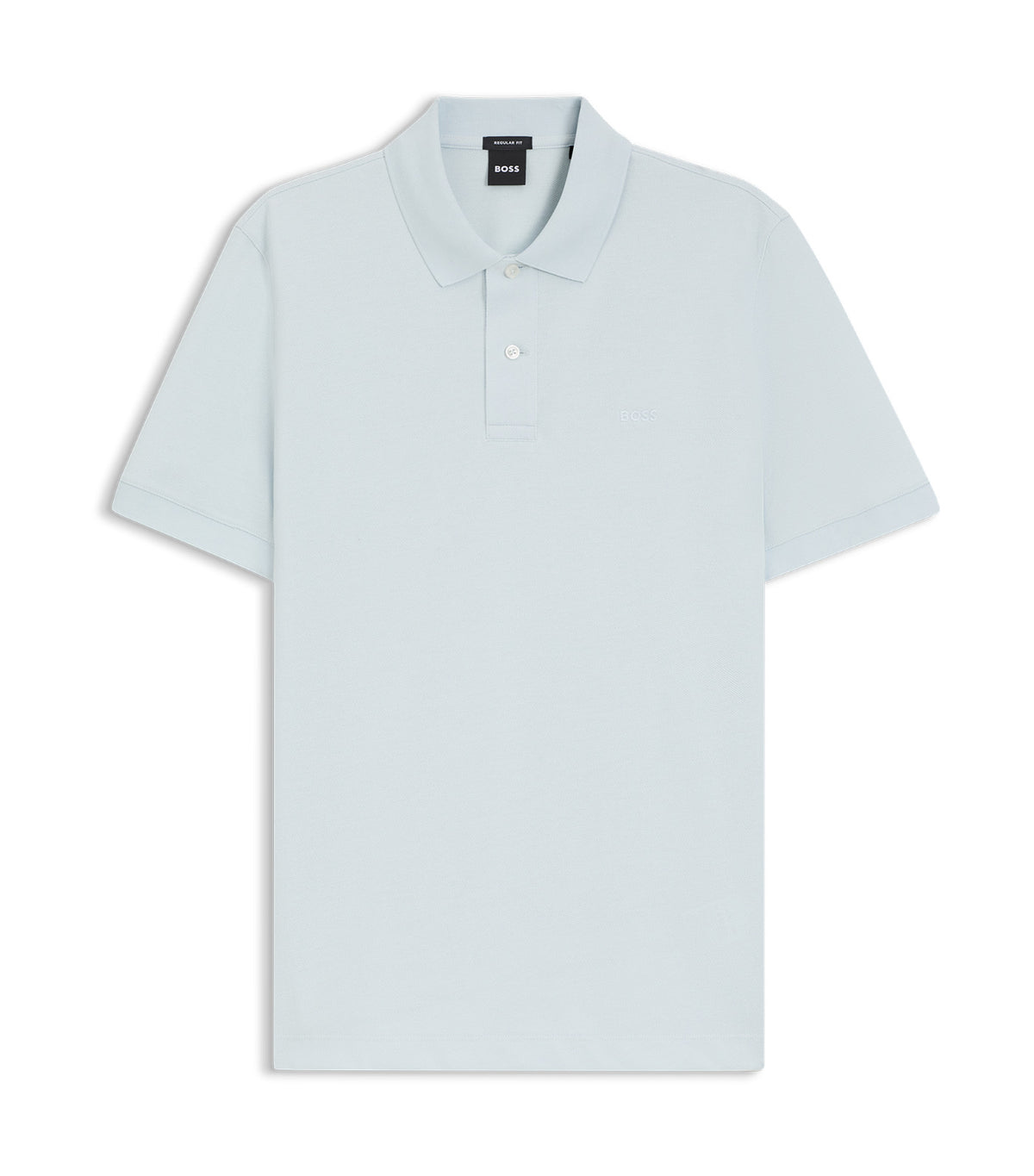Pallas Polo Shirt in Cotton Piqué with Embroidered Logo Blue