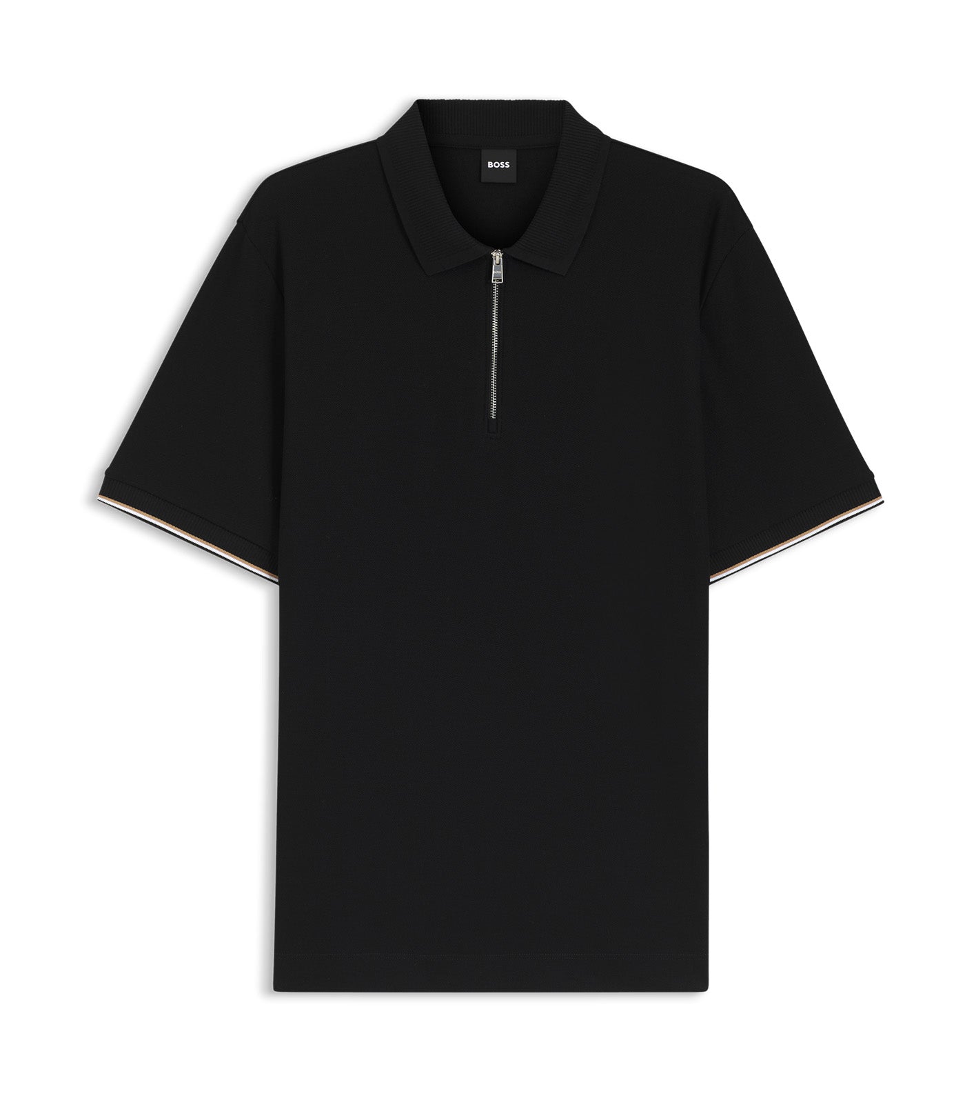 Cotton-Piqué Polo Shirt With Zip Neck