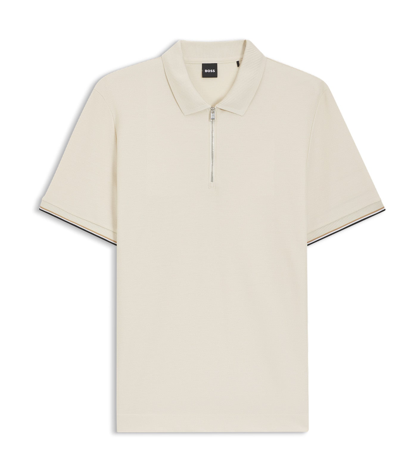 Cotton-Piqué Polo Shirt With Zip Neck