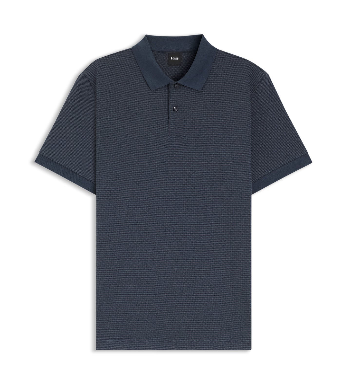 Cotton Polo Shirt With Bubble Structure