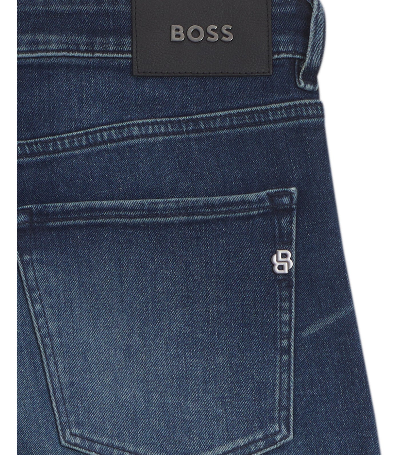 Delaware Slim-Fit Jeans in Stretch Cotton Blend Blue