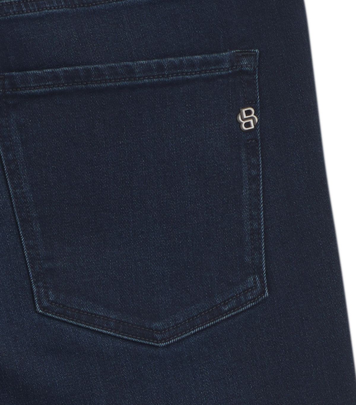 Slim-Fit Jeans in Stretch Cotton Blend Dark Blue