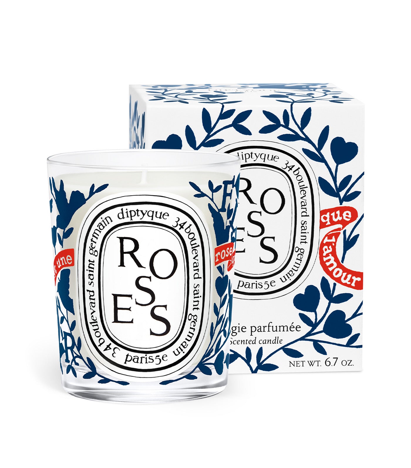 Limited Edition Valentine's Roses Candle