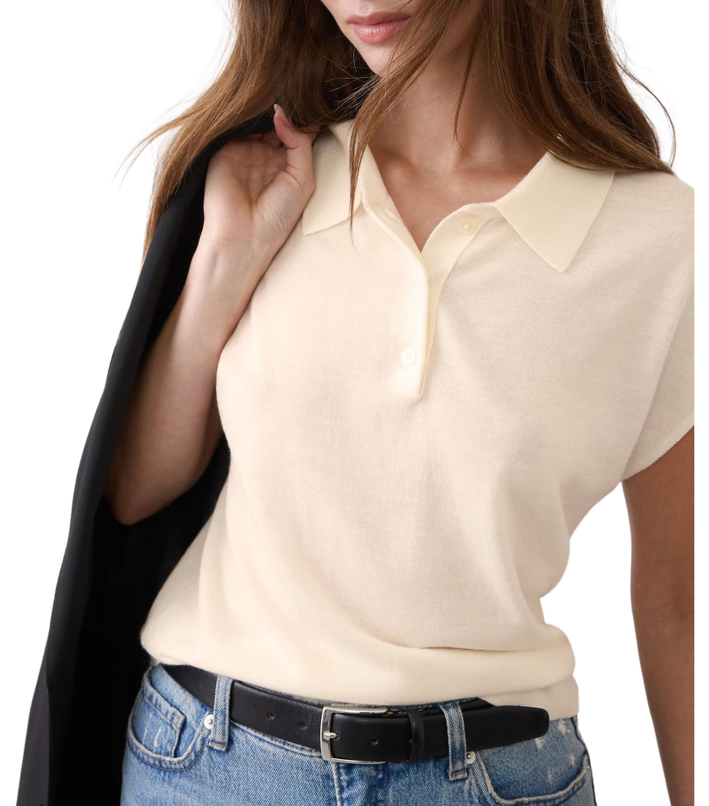 Banana Republic Merino Wool Sweater Polo Snow Day