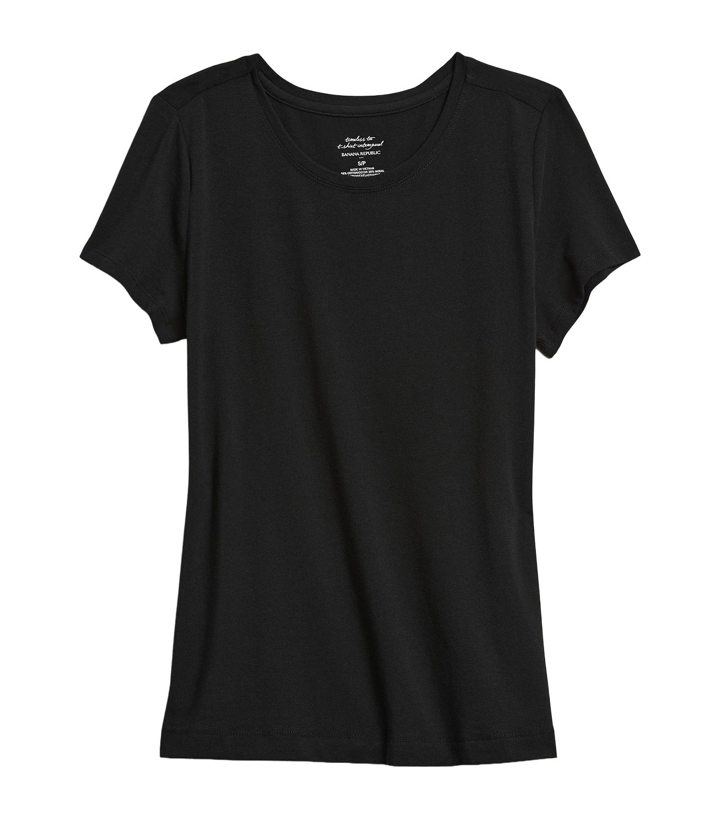 Banana Republic Timeless Crew-Neck T-Shirt Black