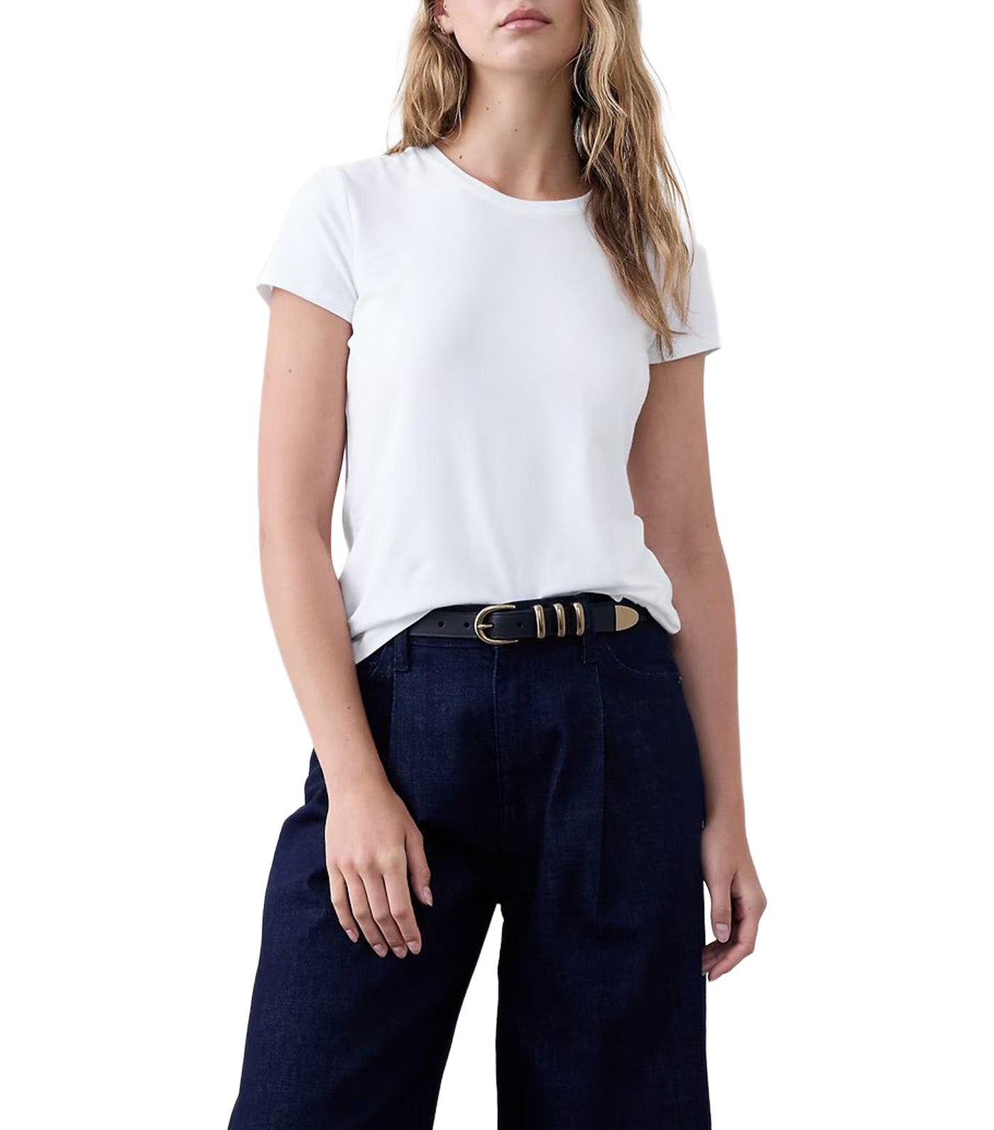 Banana Republic Timeless Crew-Neck T-Shirt White