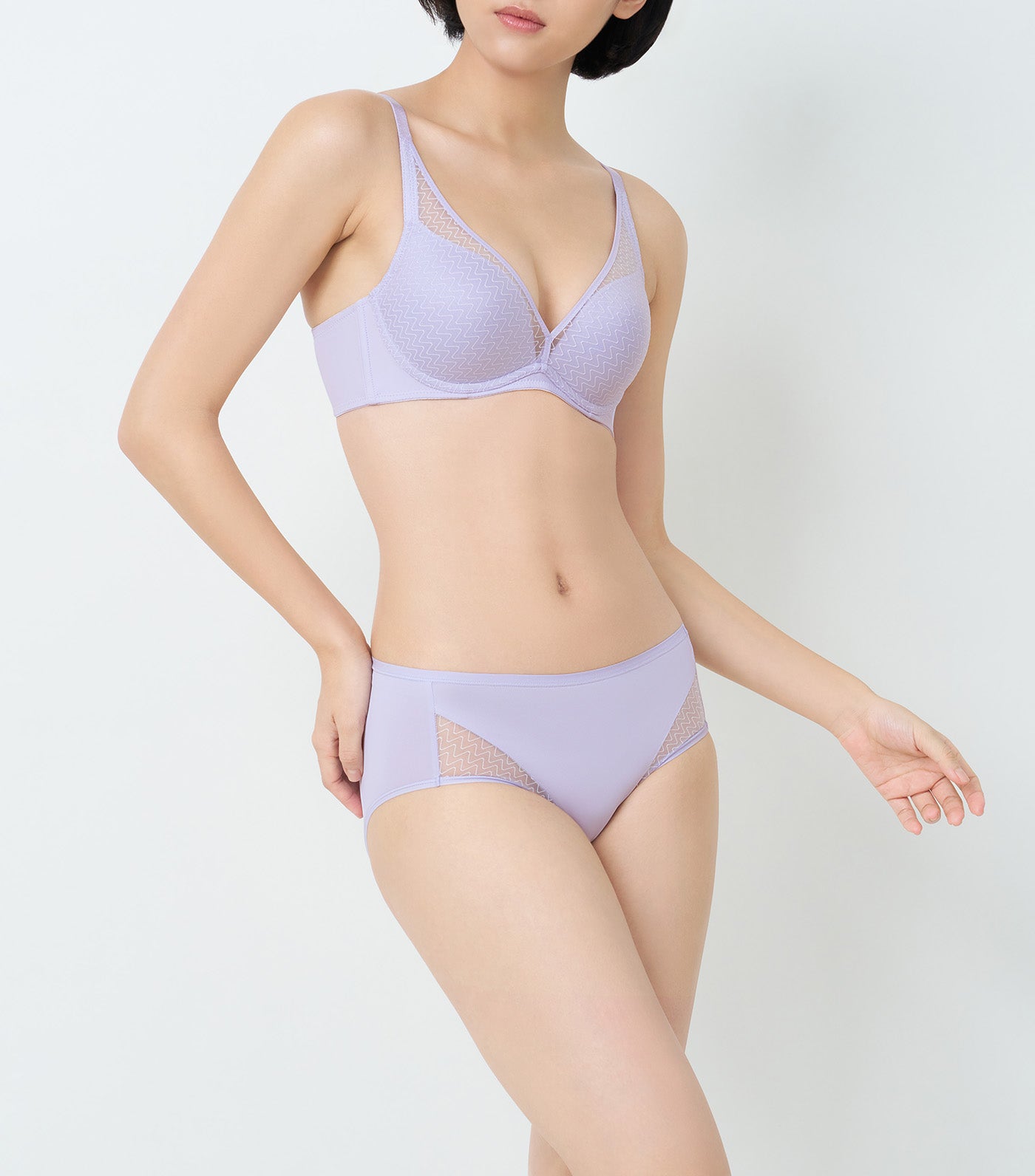 Triumph Simply Everyday Chic Non Wired Push Up Bra Lilac