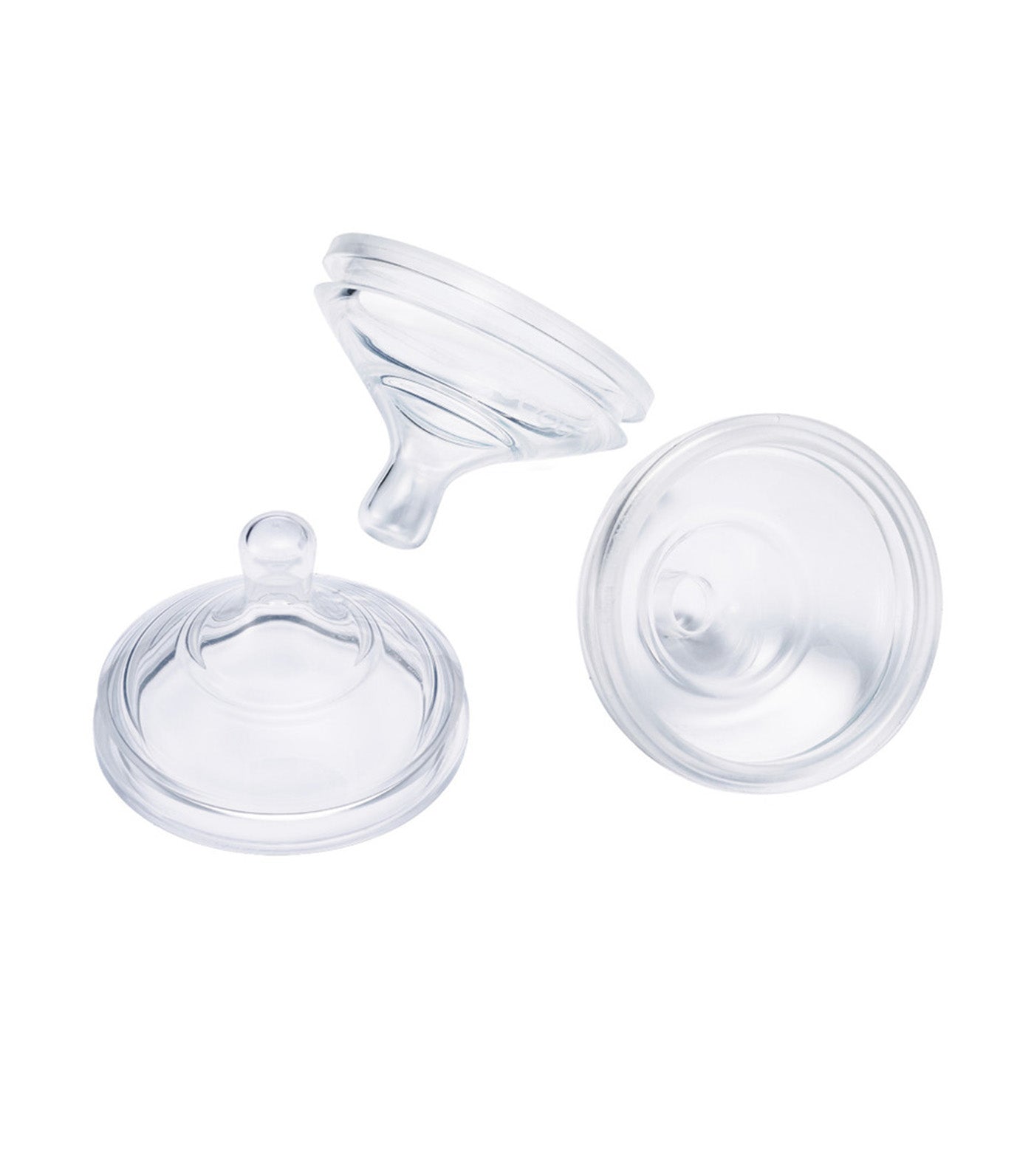 NURSH Silicone Nipples 3 Pack - Medium Flow