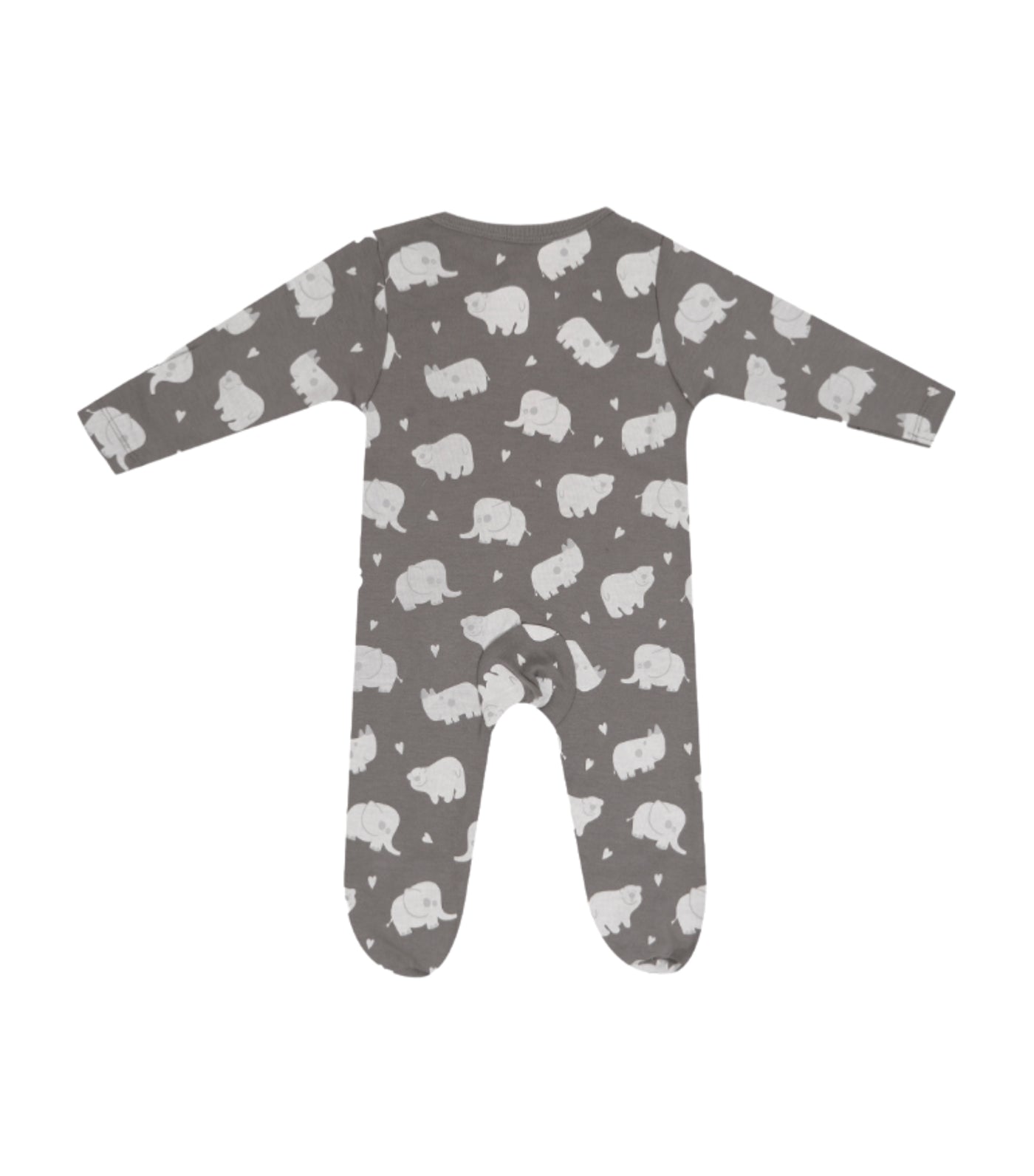 Animal Zipper Footie - Thunder