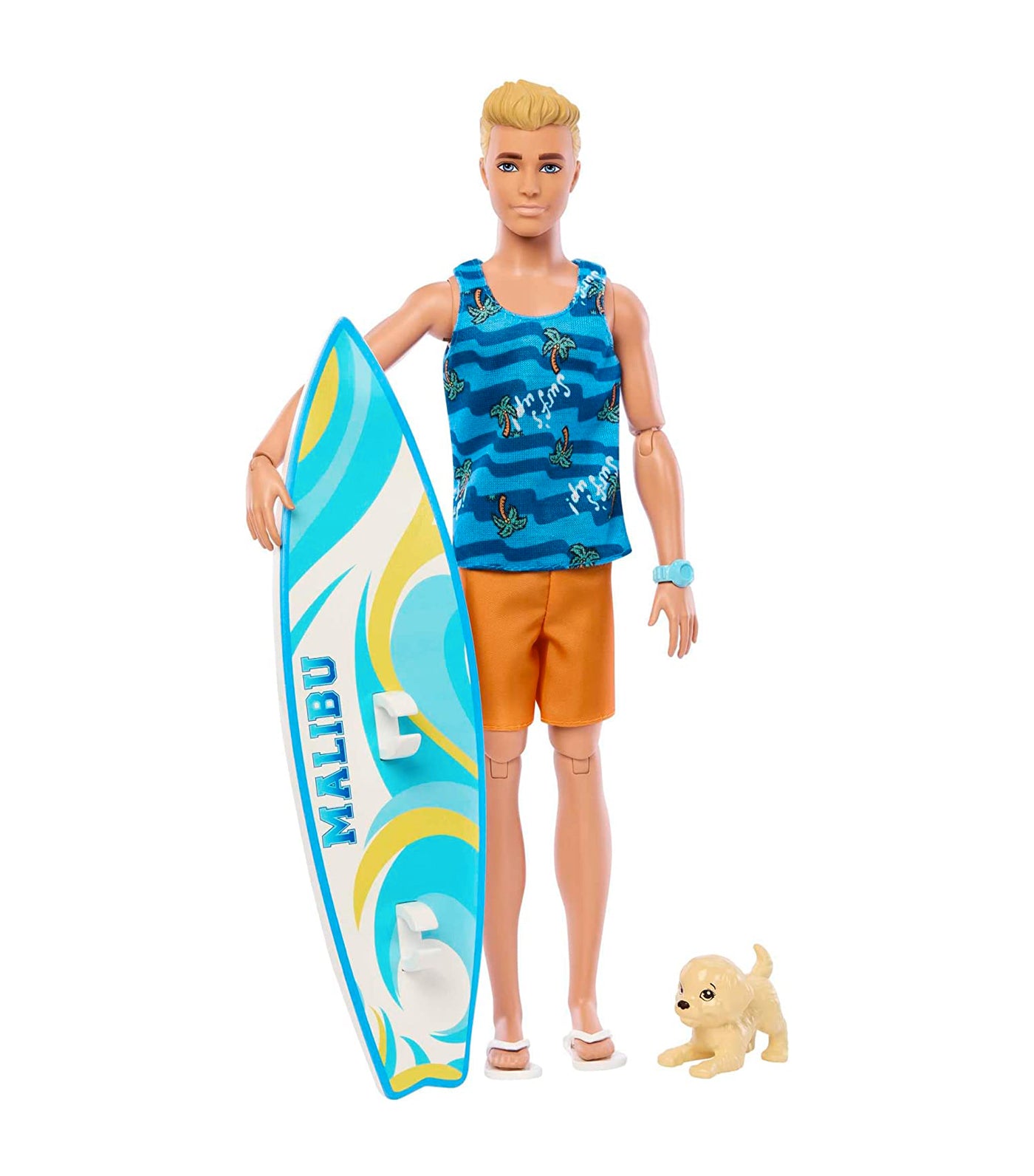 Barbie® Fab Ken Beach Doll with Surfboard