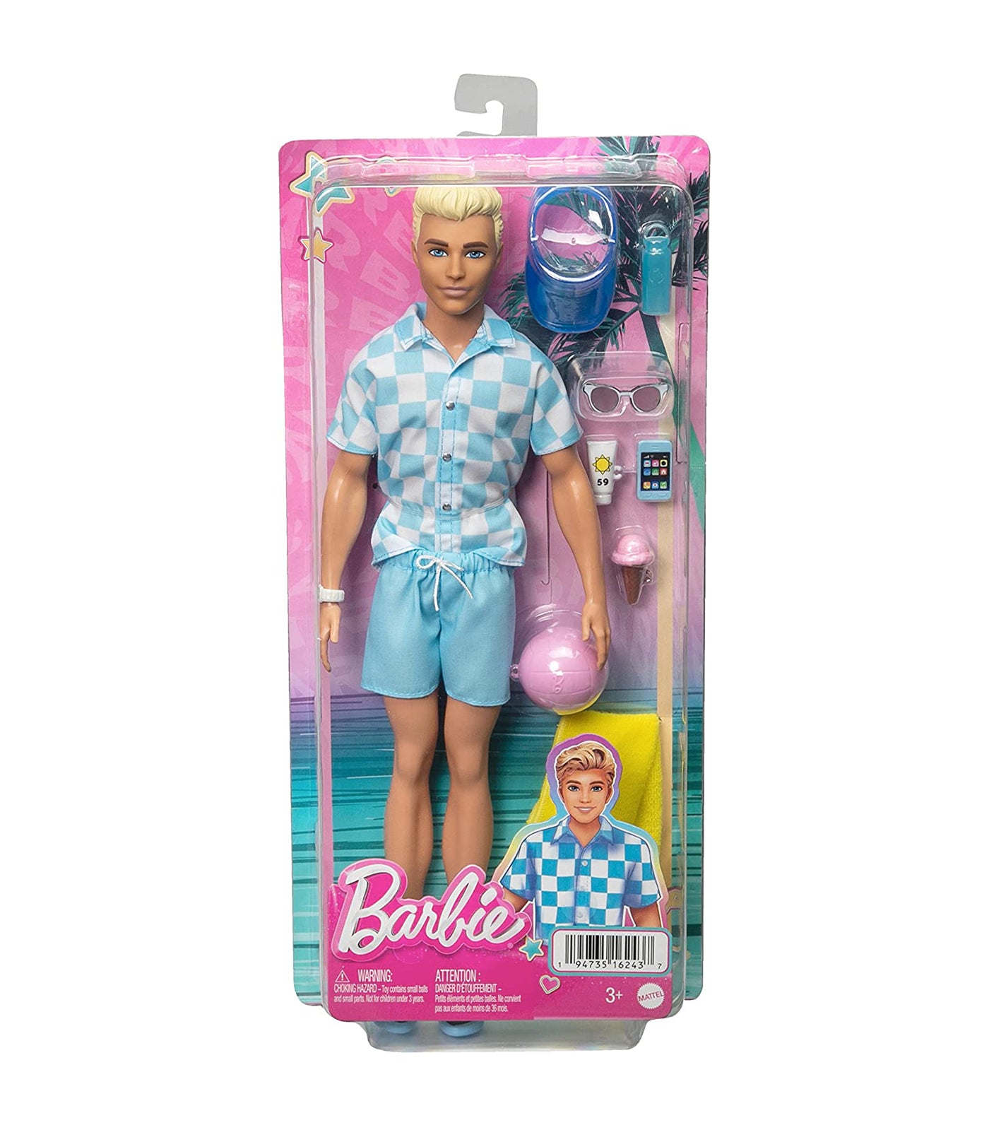 Barbie® Fab Ken Beach Doll with Accessories