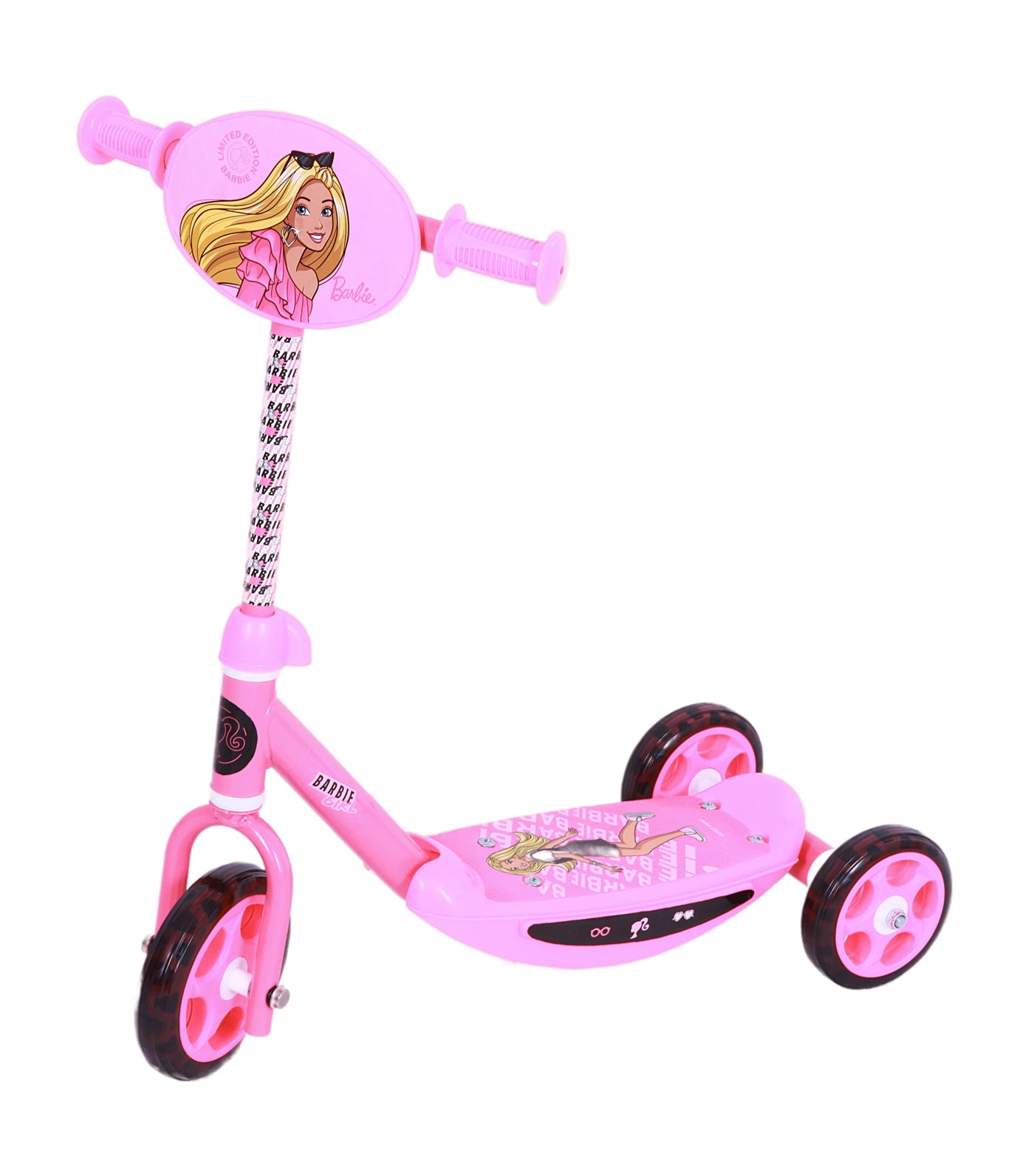 Barbie® Tri-Scooter - Pink with Black Wheels