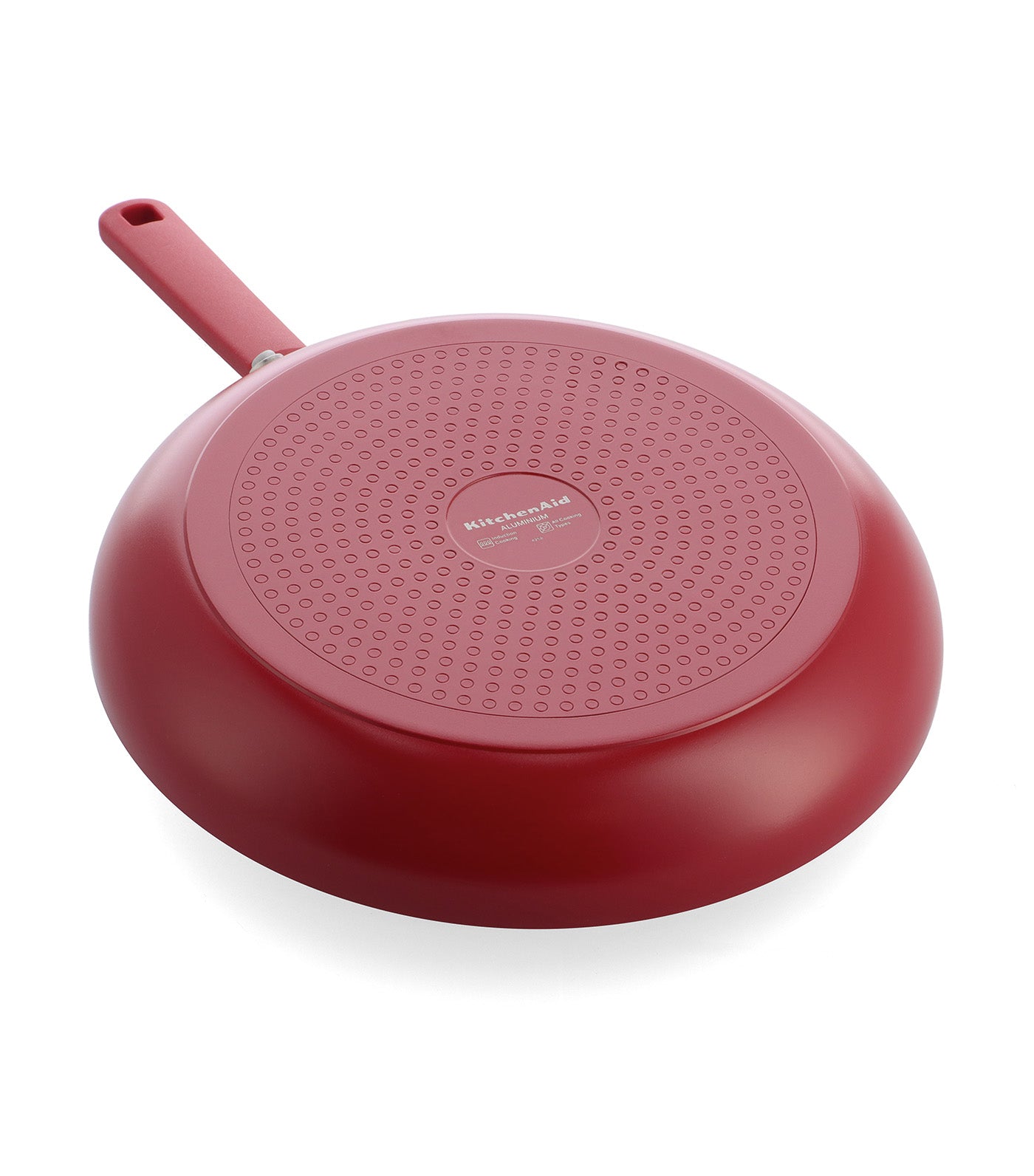 Colored Aluminum Open Frypan Empire Red
