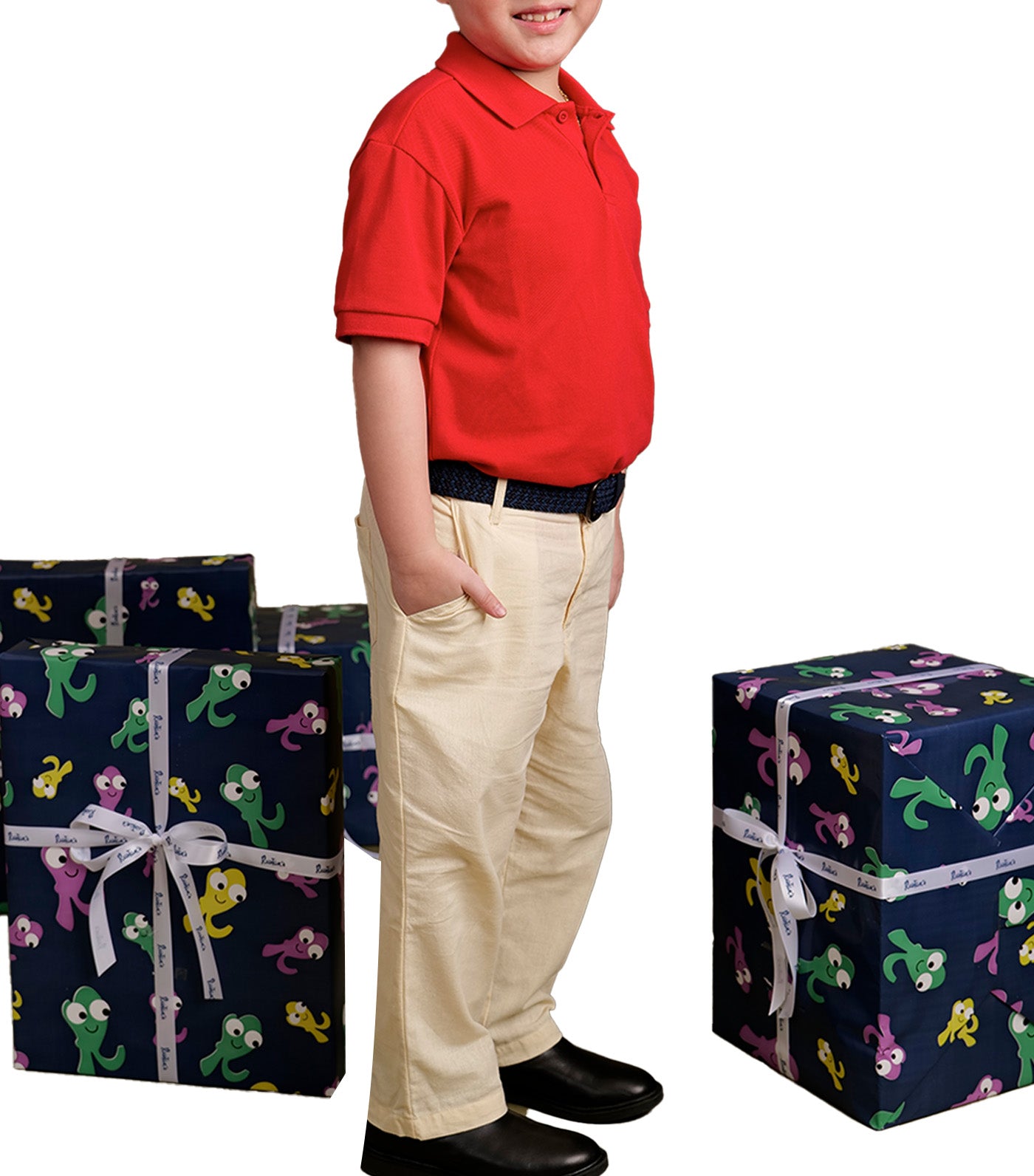 Rustan Jr. Fernando Boys Pique Polo Shirt Red