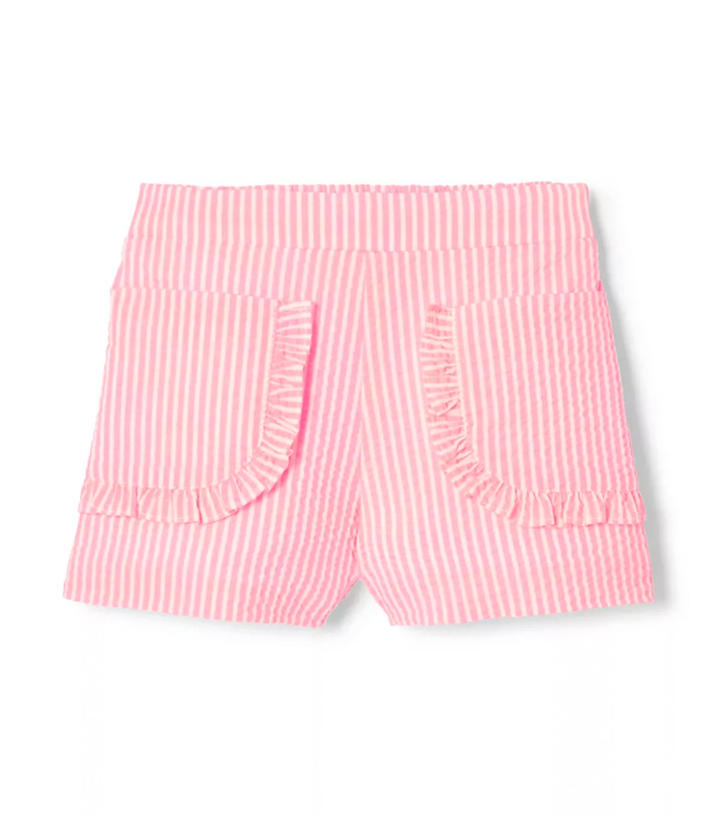 Cabochon Shorts Blanc/Corail