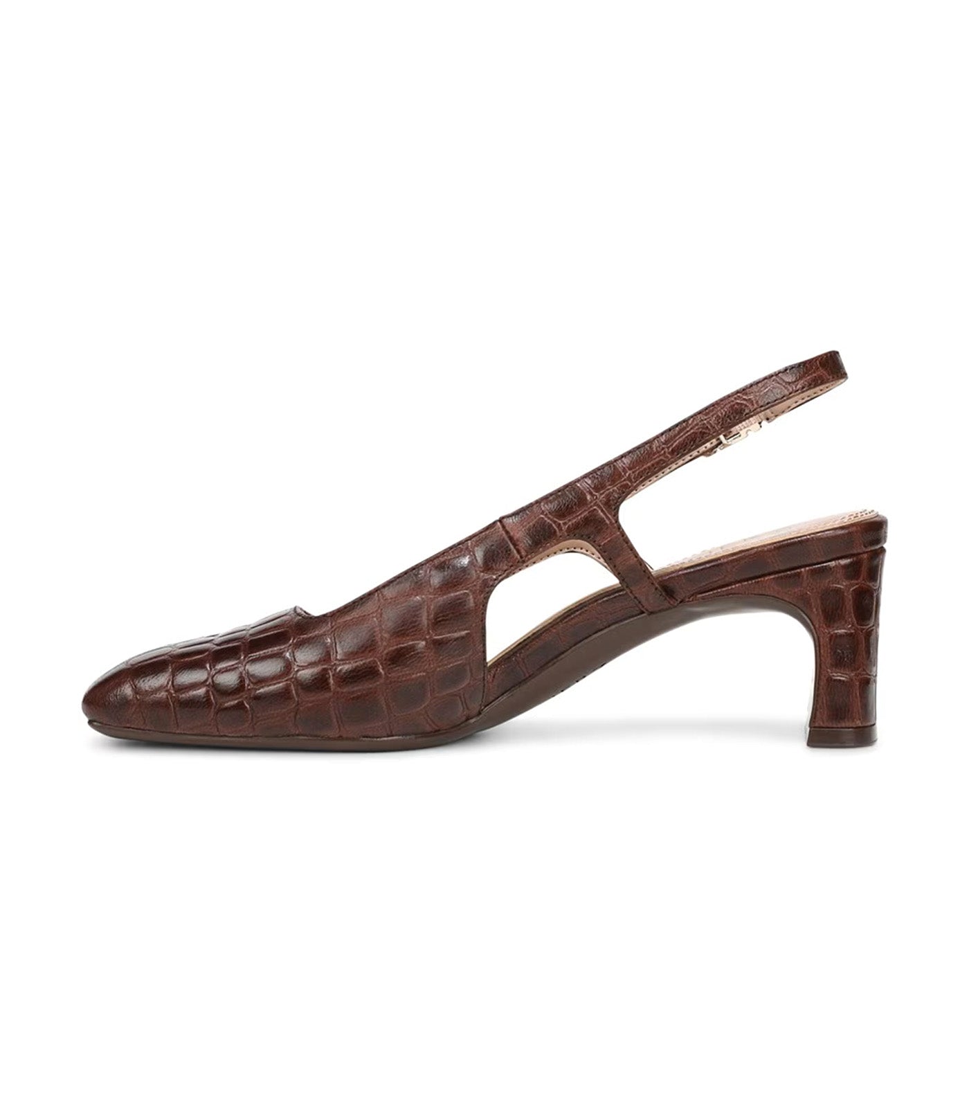 Naturalizer Carmen Slingback Cappuccino Croco Leather