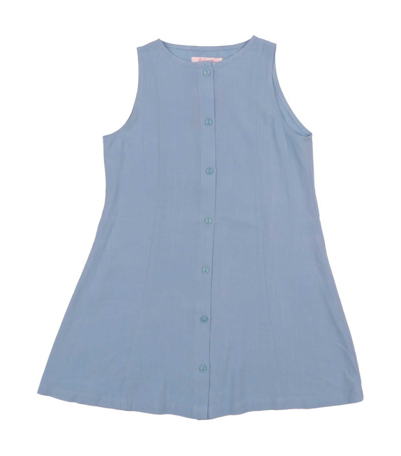 Carrie Button Down Dress Blue